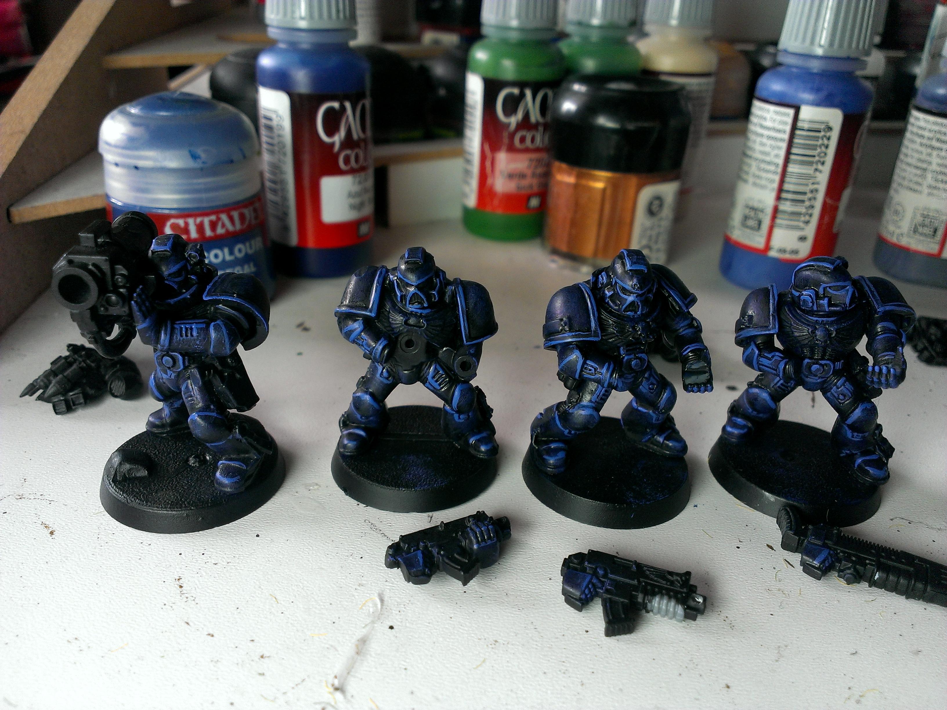 Space Marines, Ultramarines, Work In Progress
