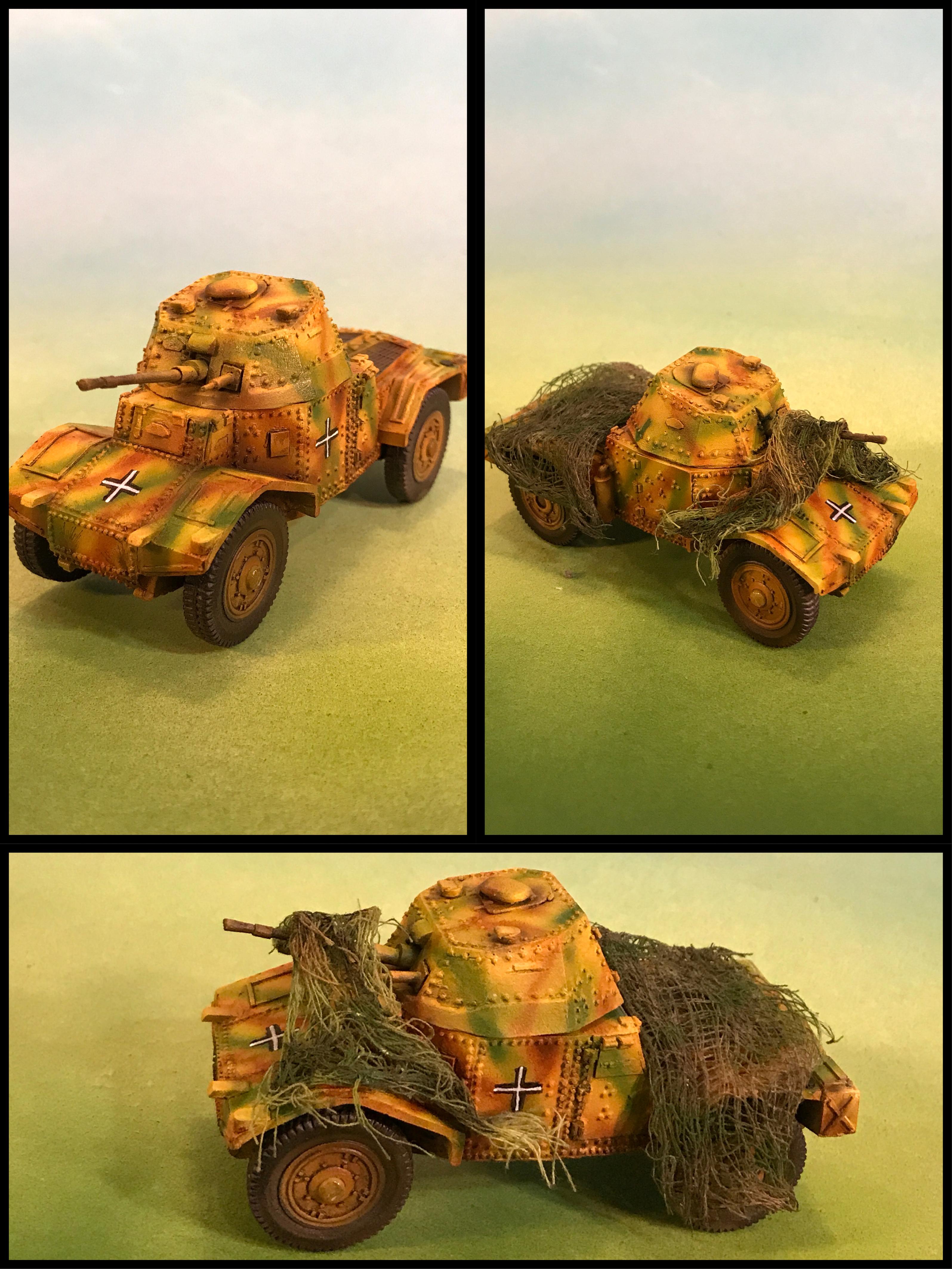 Boltaction, Camo Netting, Germans, Panhard, Scout Vehicle, Wermacht