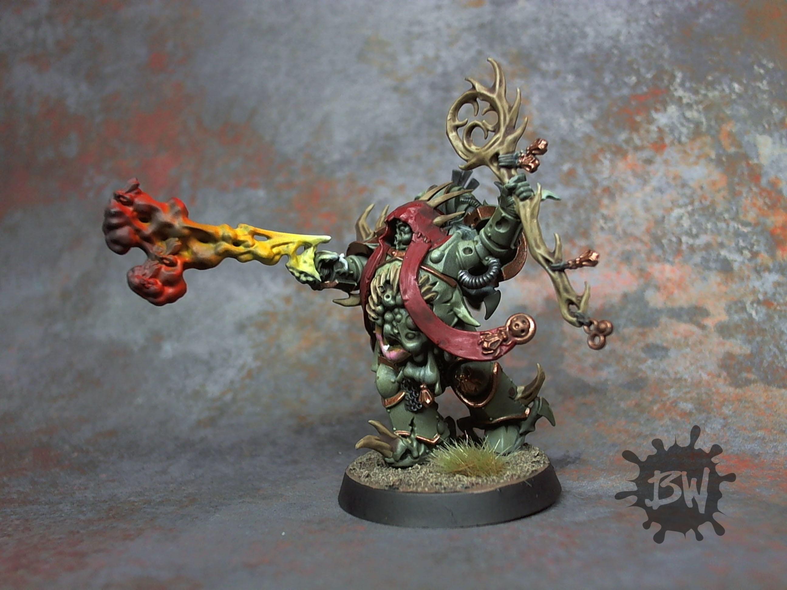 Death Guard, Malignant Plaguecaster, Nurgle, Warhammer 40,000