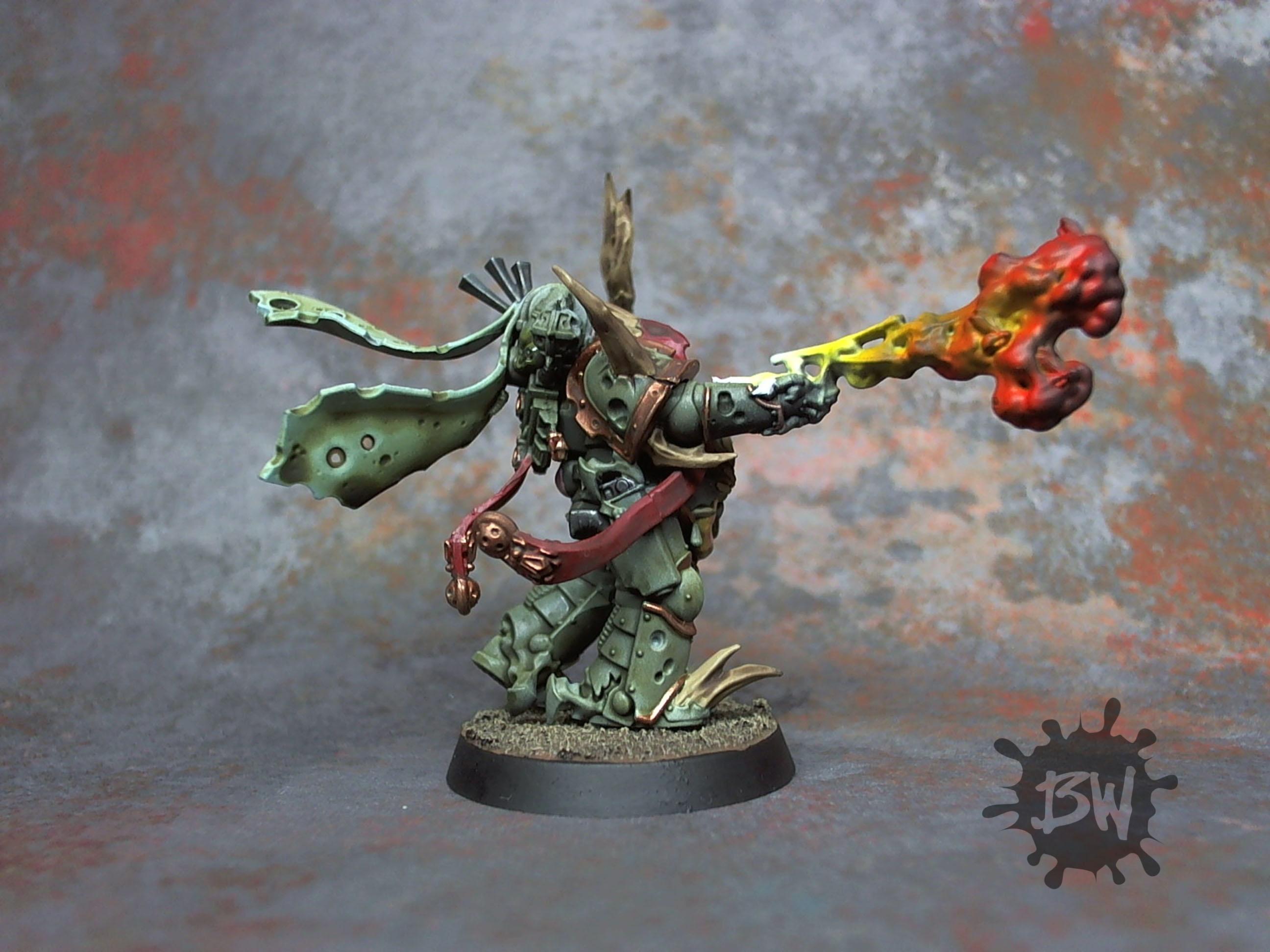 Death Guard, Malignant Plaguecaster, Nurgle, Warhammer 40,000