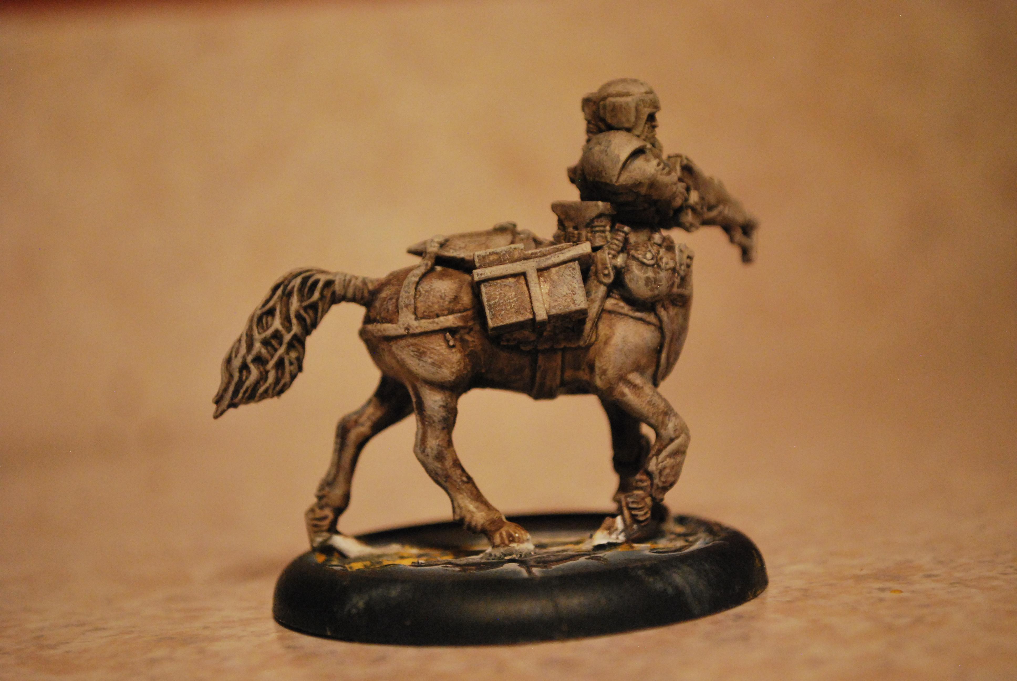 Centaur, Conversion, Custo, Fallout, High Elf Horse, Hybrid, Imperial Guard, Minis, Mutant, Post Apoc, Post Apocalyptic, Pro-create, Prototype, Sculpting, This Is Not A Test