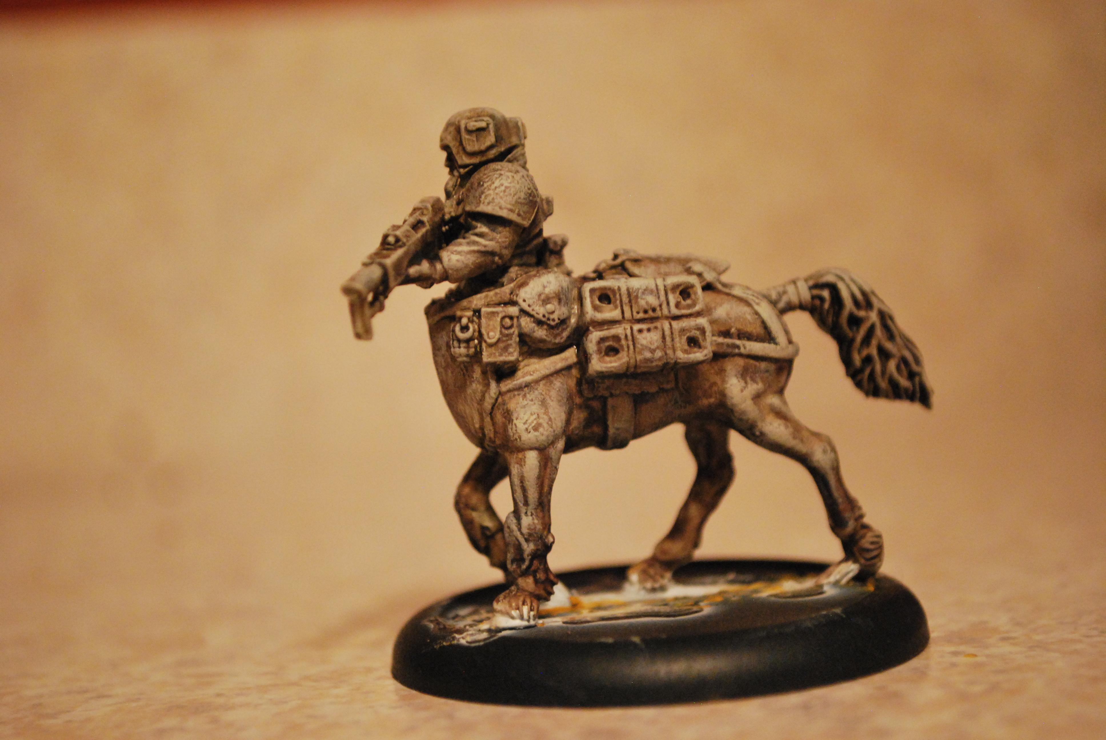 Centaur, Conversion, Custo, Fallout, High Elf Horse, Hybrid, Imperial Guard, Minis, Mutant, Post Apoc, Post Apocalyptic, Pro-create, Prototype, Sculpting, This Is Not A Test