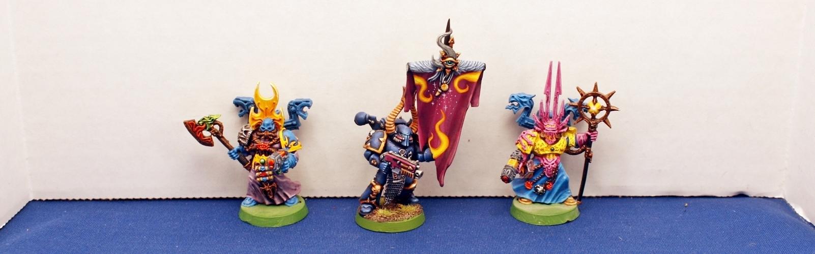 Army, Chaos, Chaos Space Marines, Daemons, Flamers, Painted, Thousand Sons, Tsons, Tzeentch