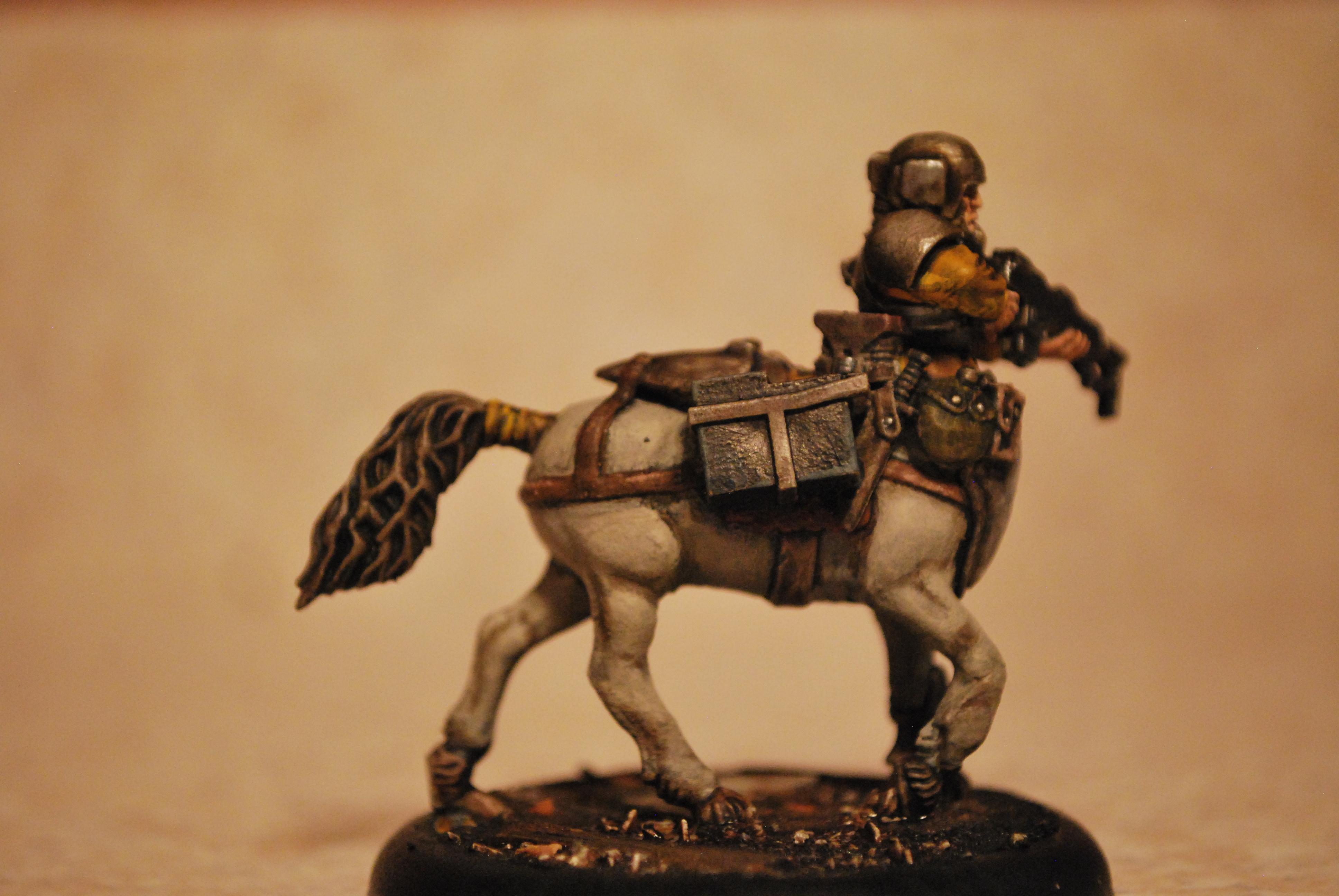 Centaur, Conversion, Custom, Empire, Fallout, Horse, Imperial Guard, Mutant, Plus, Post Apoc, Post Apocalyptic, Pro-create, Sculpting, Soldier, This Is Not A Test