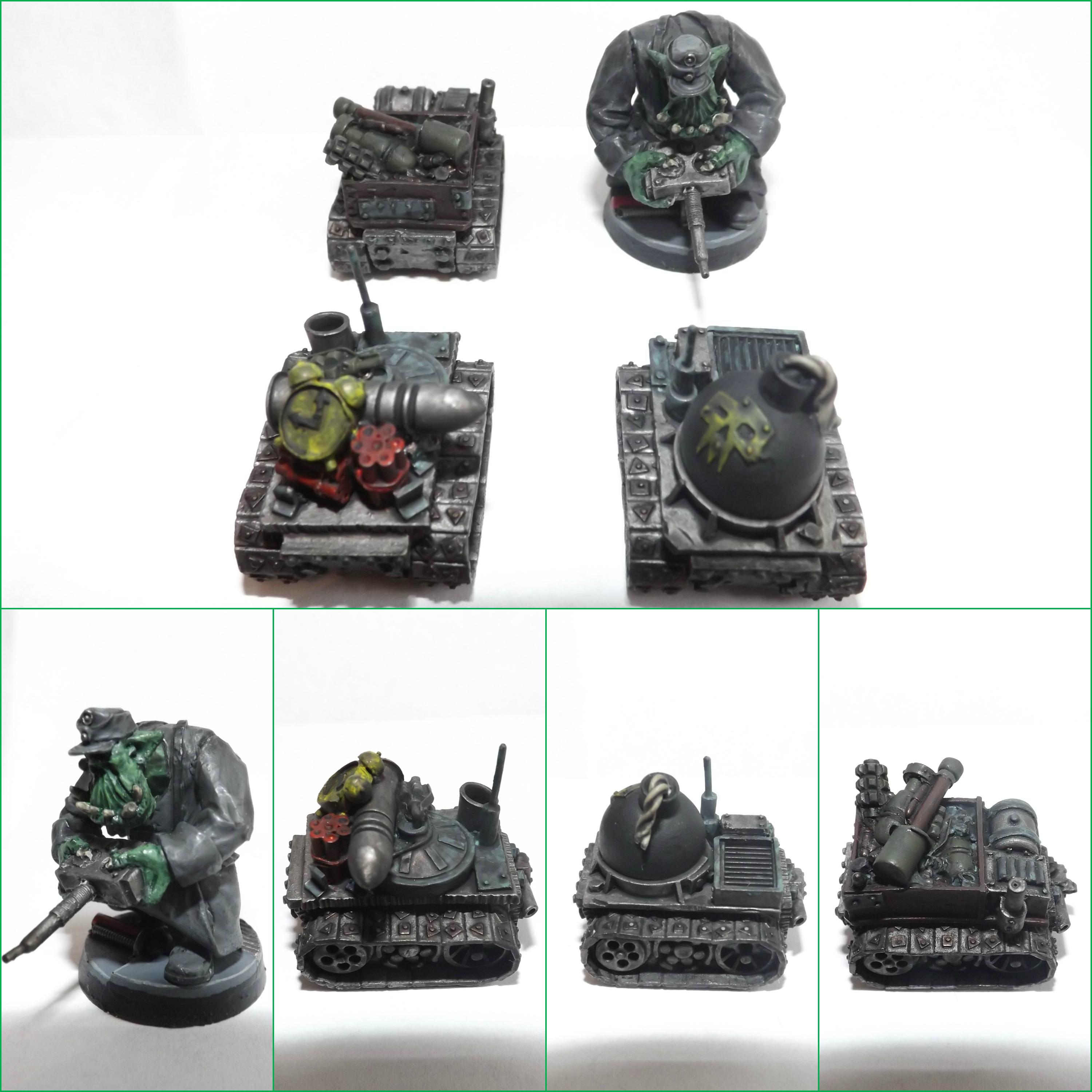 Kromlech, Orks, Ork Goliath Mines &amp; Operator. (Kromlech)