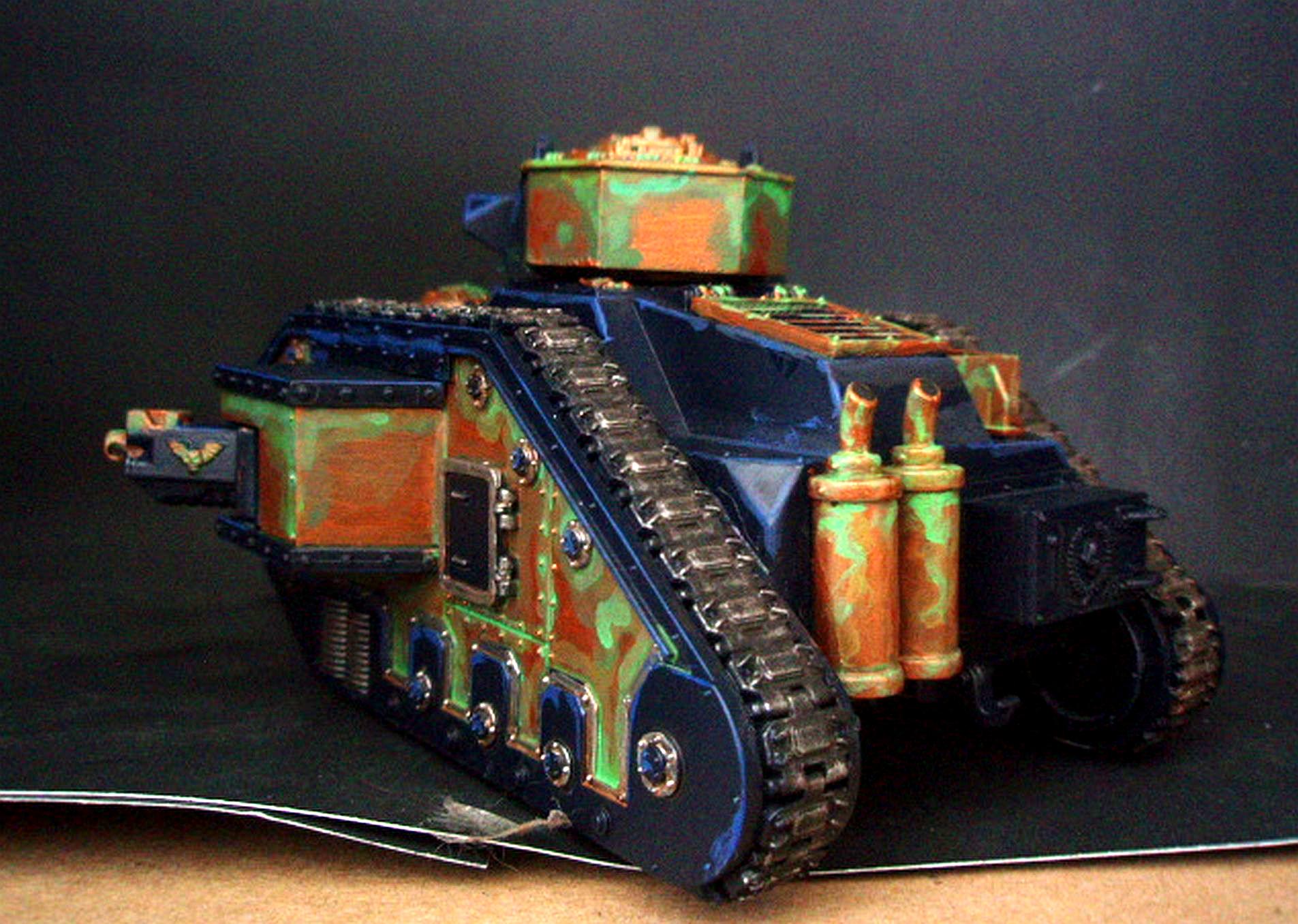 Armor, Bronze, Imperial Guard, Leman Russ, Sisters Of Battle, Tank, Verdigris