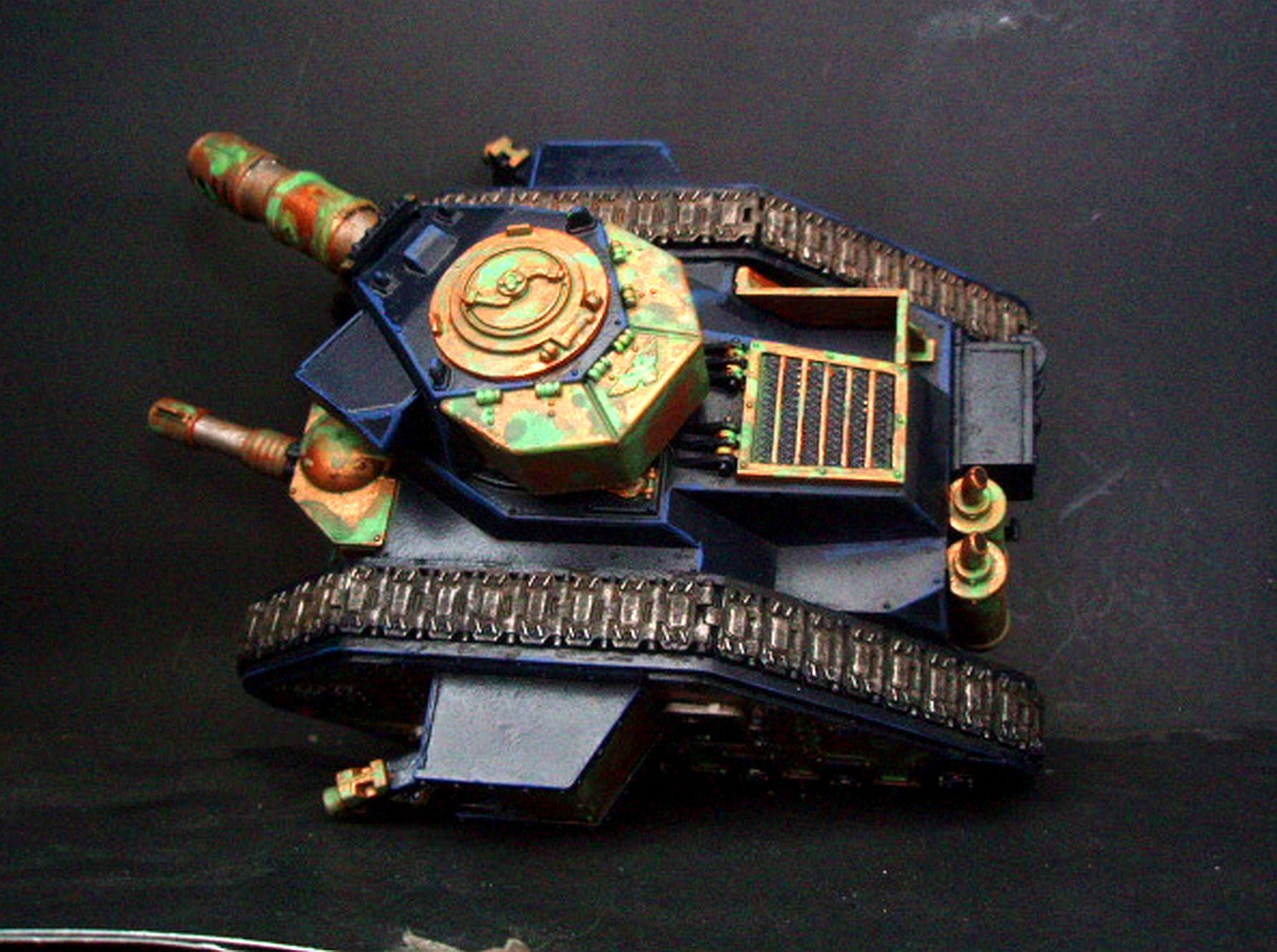 Armor, Bronze, Imperial Guard, Leman Russ, Sisters Of Battle, Tank, Verdigris