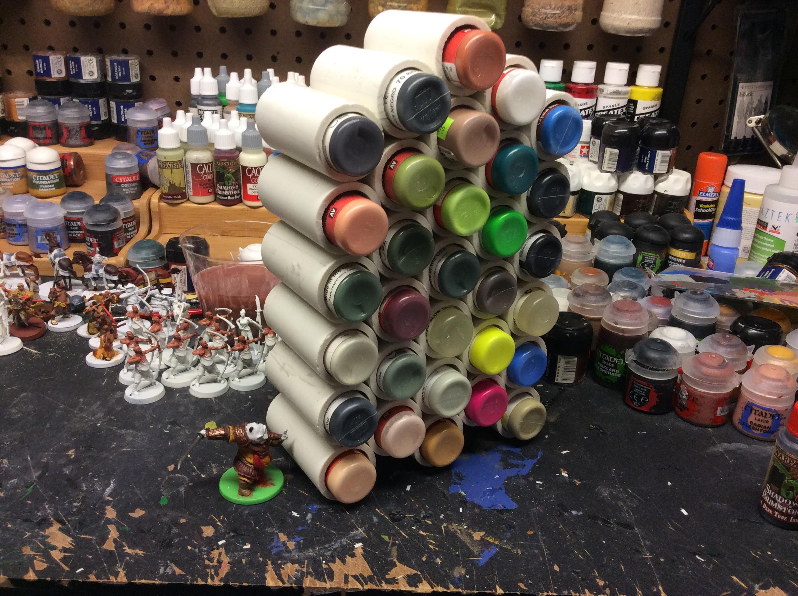 Paint Rack, Pipes, Paint rack