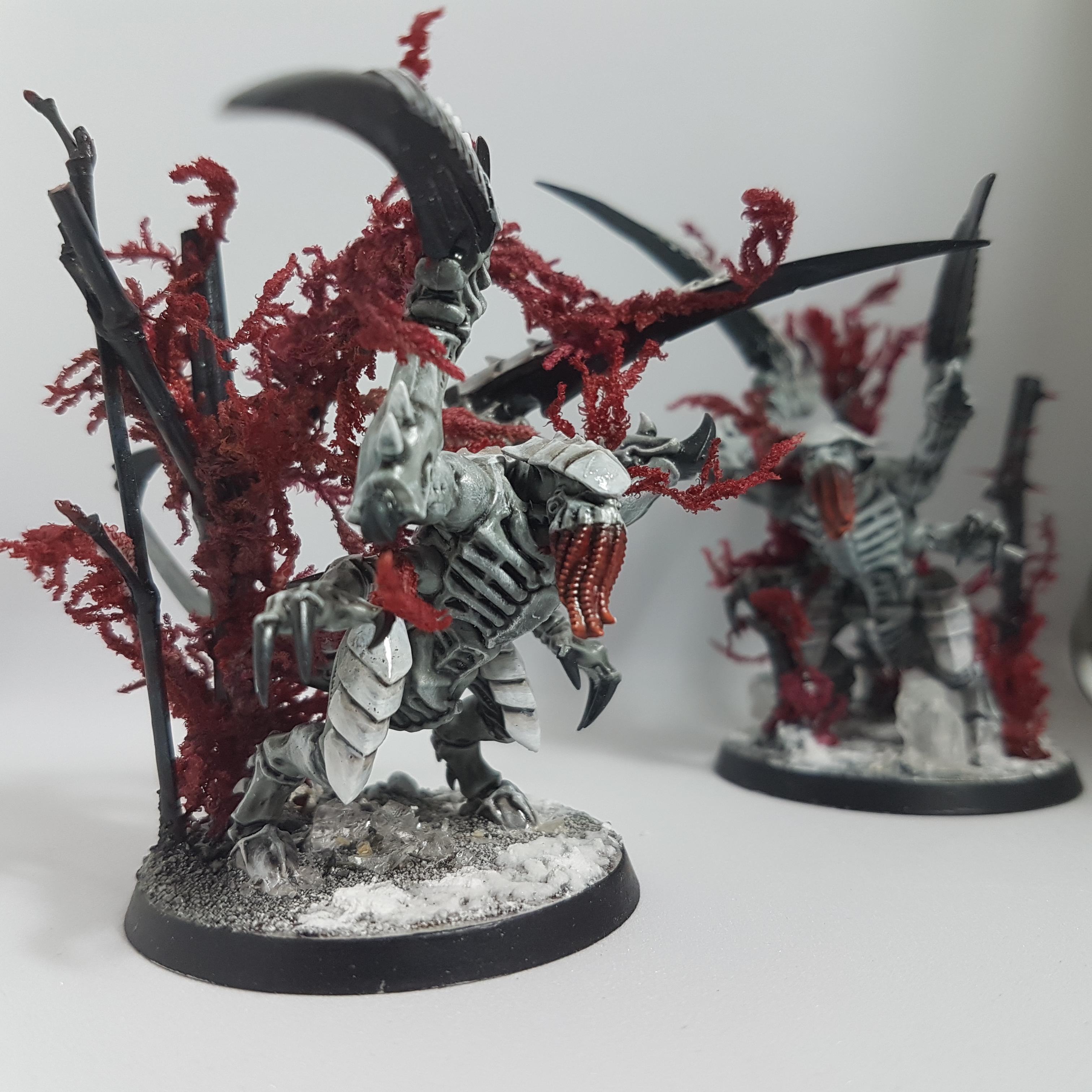 Black, Kitbash, Lictors, Red, Tyranids, White