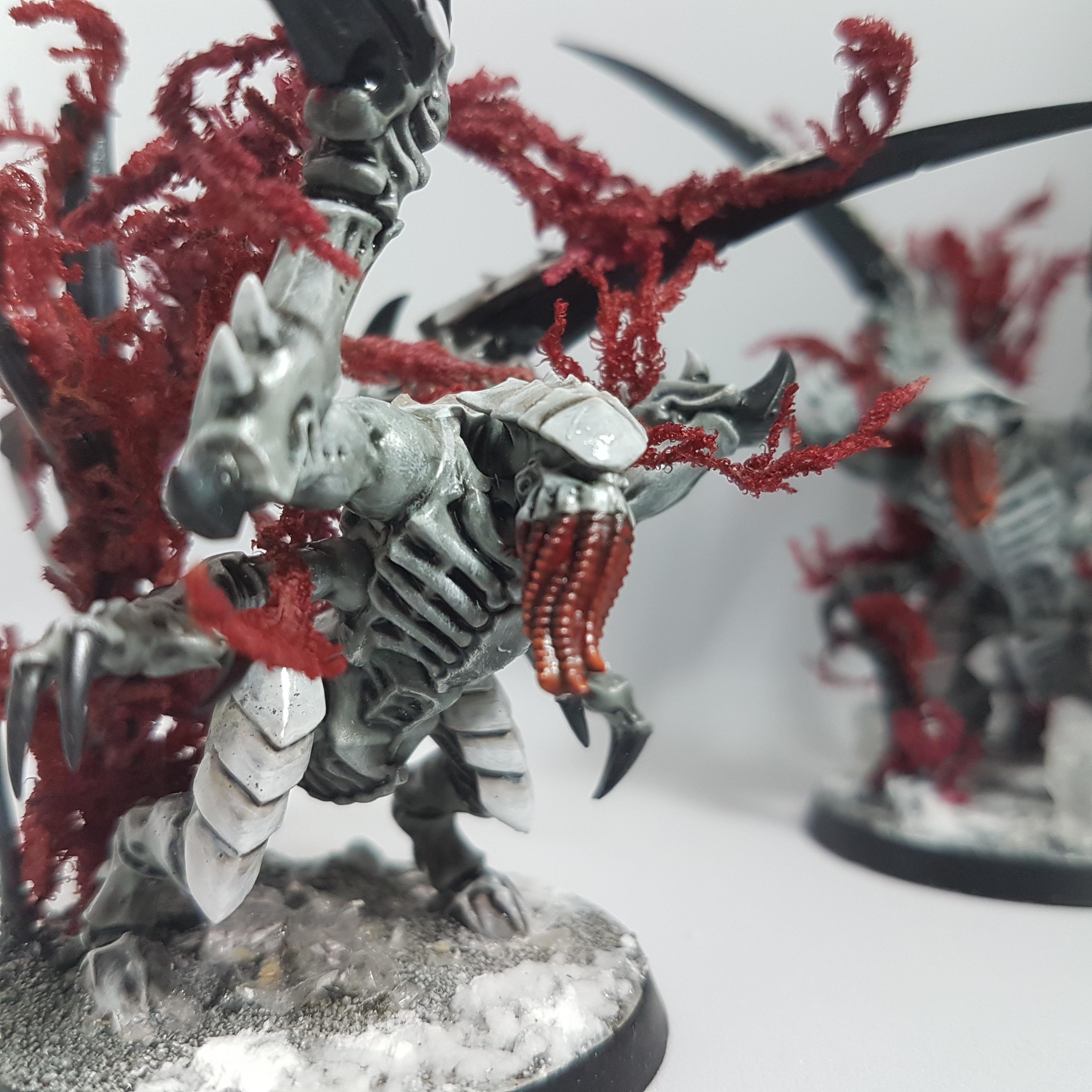 Black, Kitbash, Lictors, Red, Tyranids, White