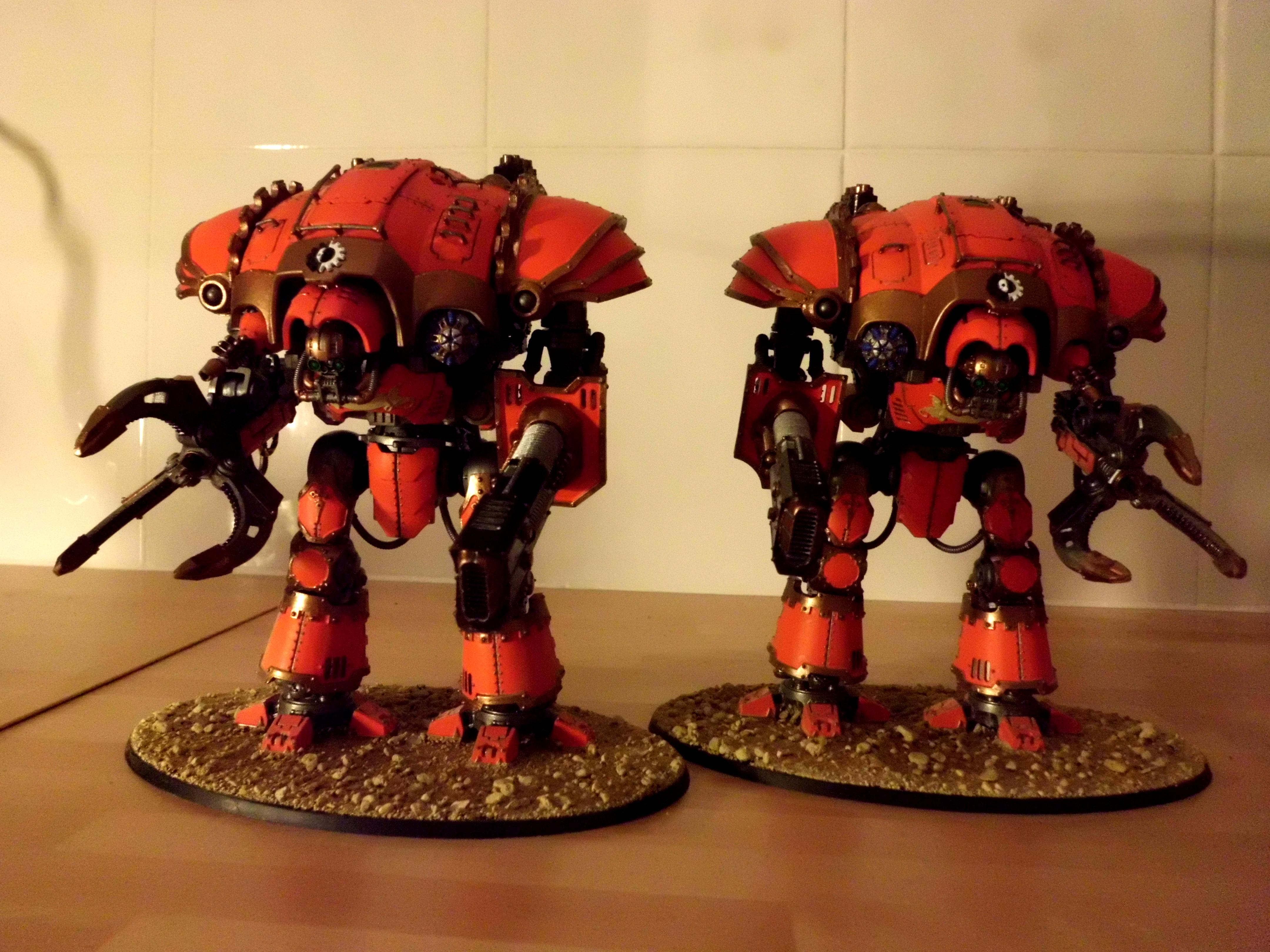 30k, Horus Heresy, House Col'khak, Imperial Knight, Knight Styrix, Mechanicum