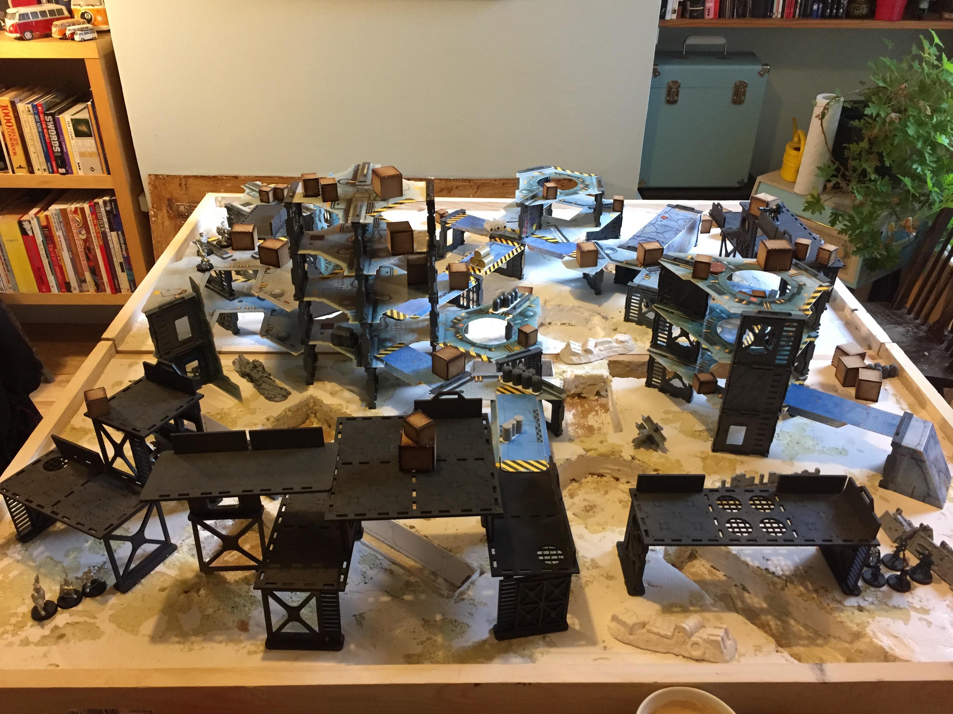 Board, Necromunda, Scratch Building, Terrain