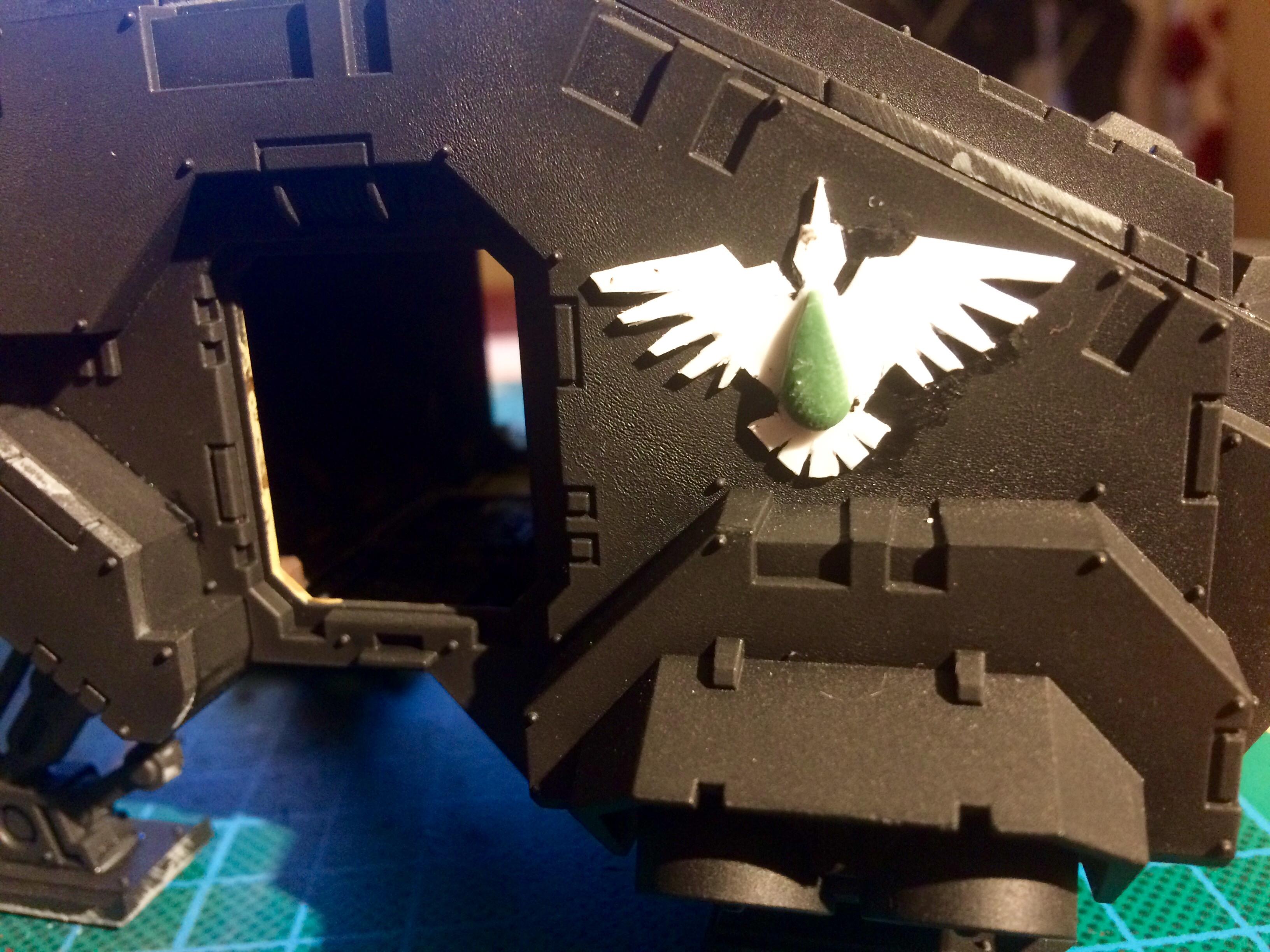 Blending, Blood Ravens, Flyer, Stormraven