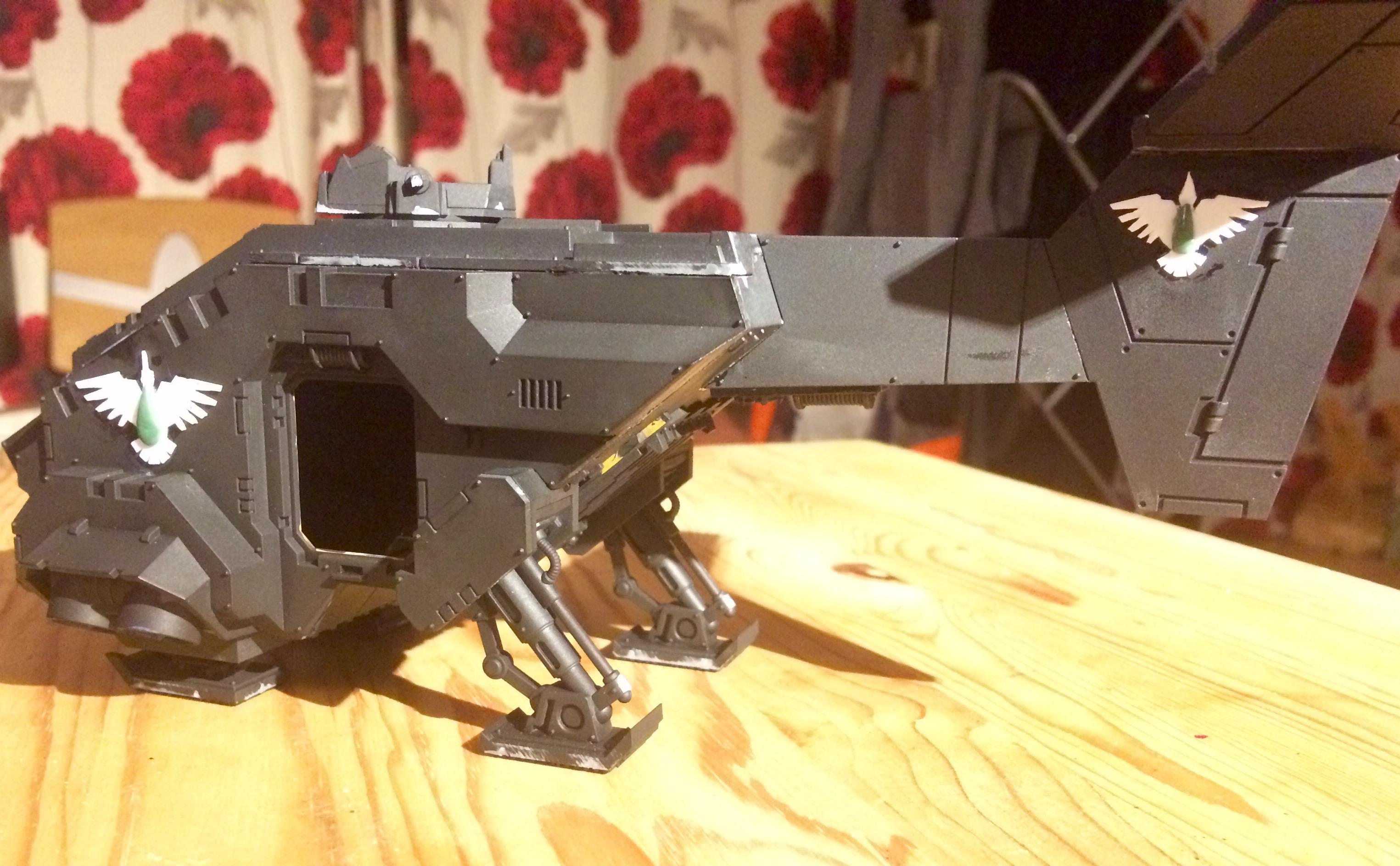 Blending, Blood Ravens, Flyer, Stormraven