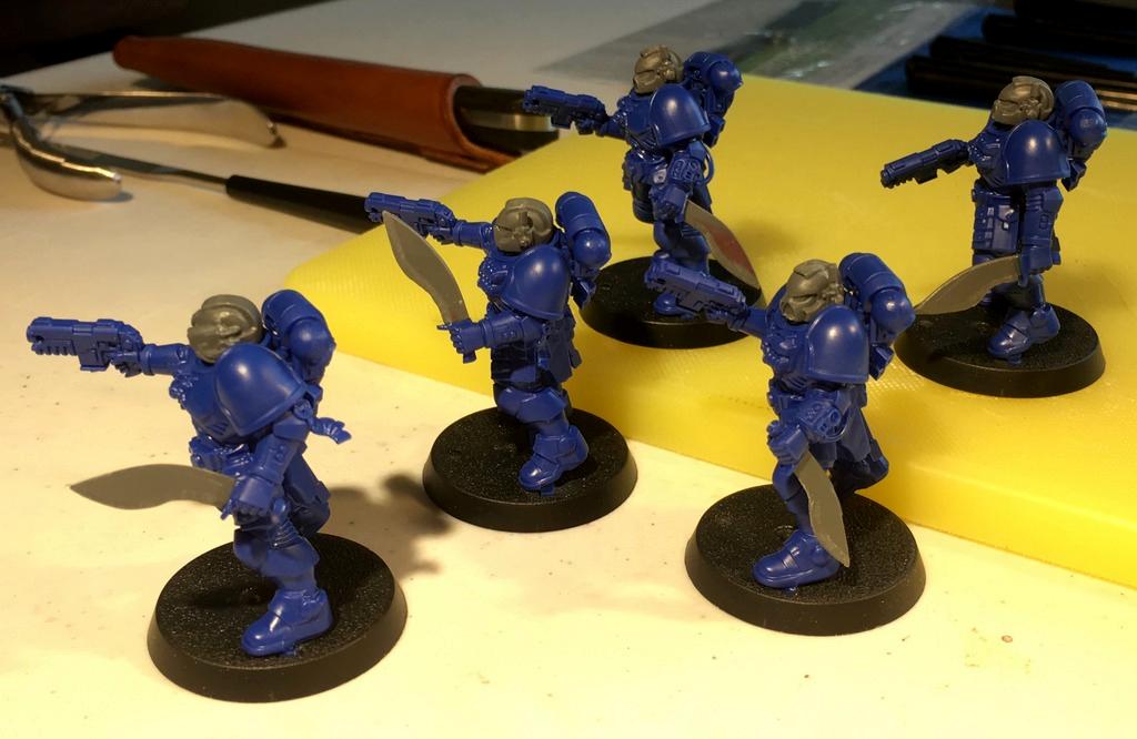 Kukri, Reivers, Reiver Squad with Kukri Knives