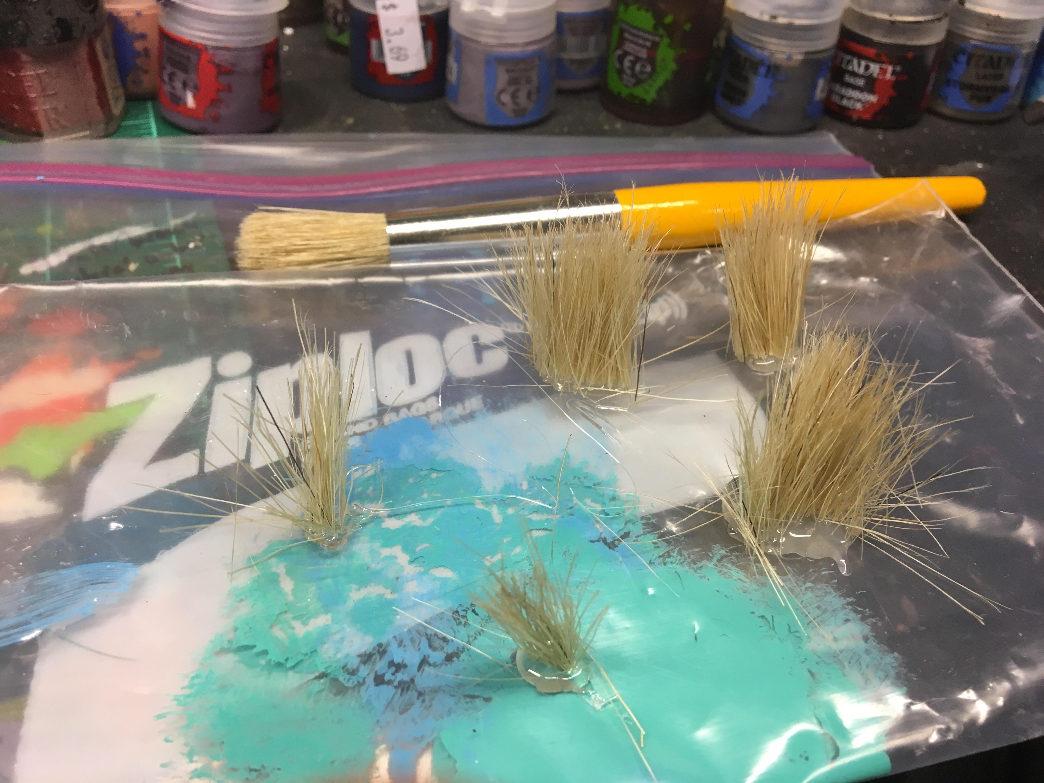 Grass tufts