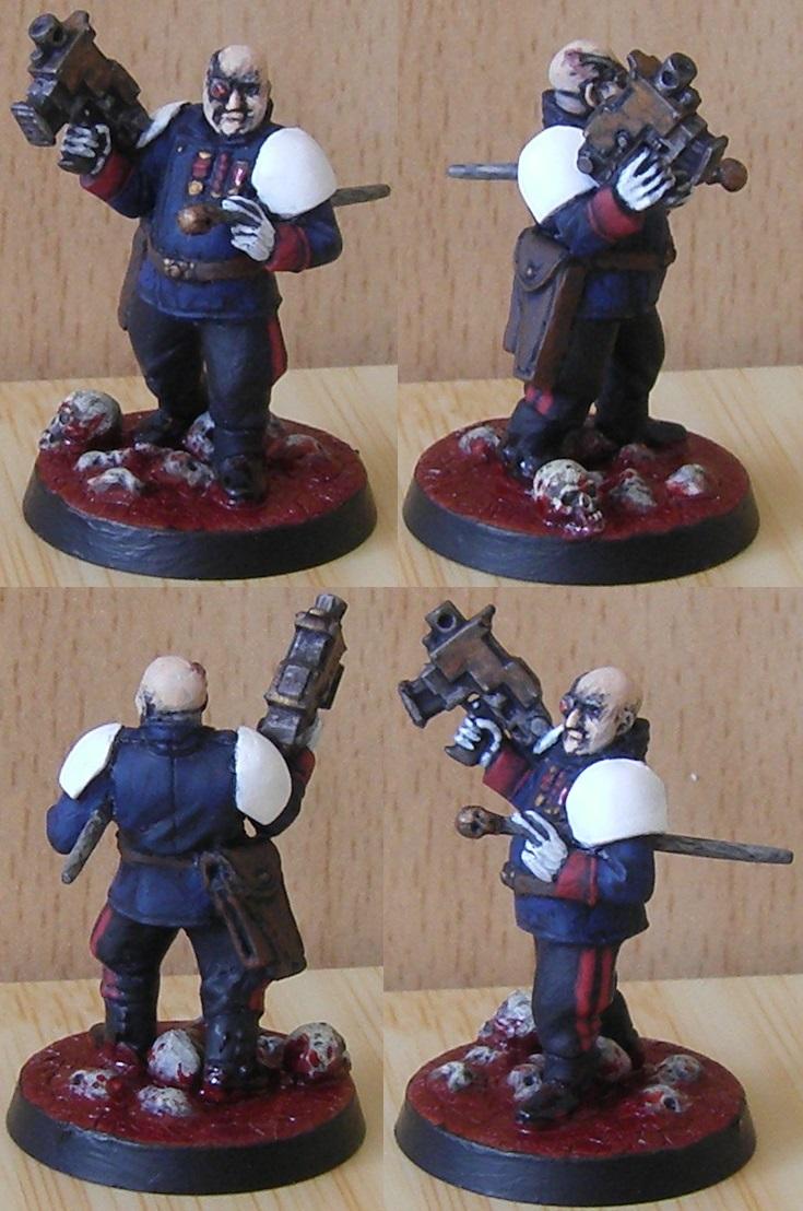 Imperial Guard, Officer, Potbelly, Sculpting