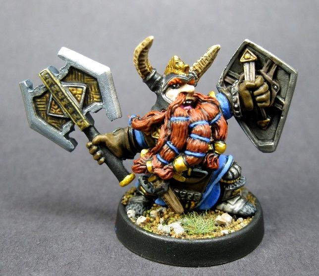 14561: King Axehelm Of Kragmarr, Carrero Arts, Dark Heaven Legends, Dungeons And Dragons, Painted Reaper Miniature, Pathfinder Rpg, Reaper Minis, Reaper Painted Miniature, Rpg Miniature, Table Top Wargames, Warlord Miniatures