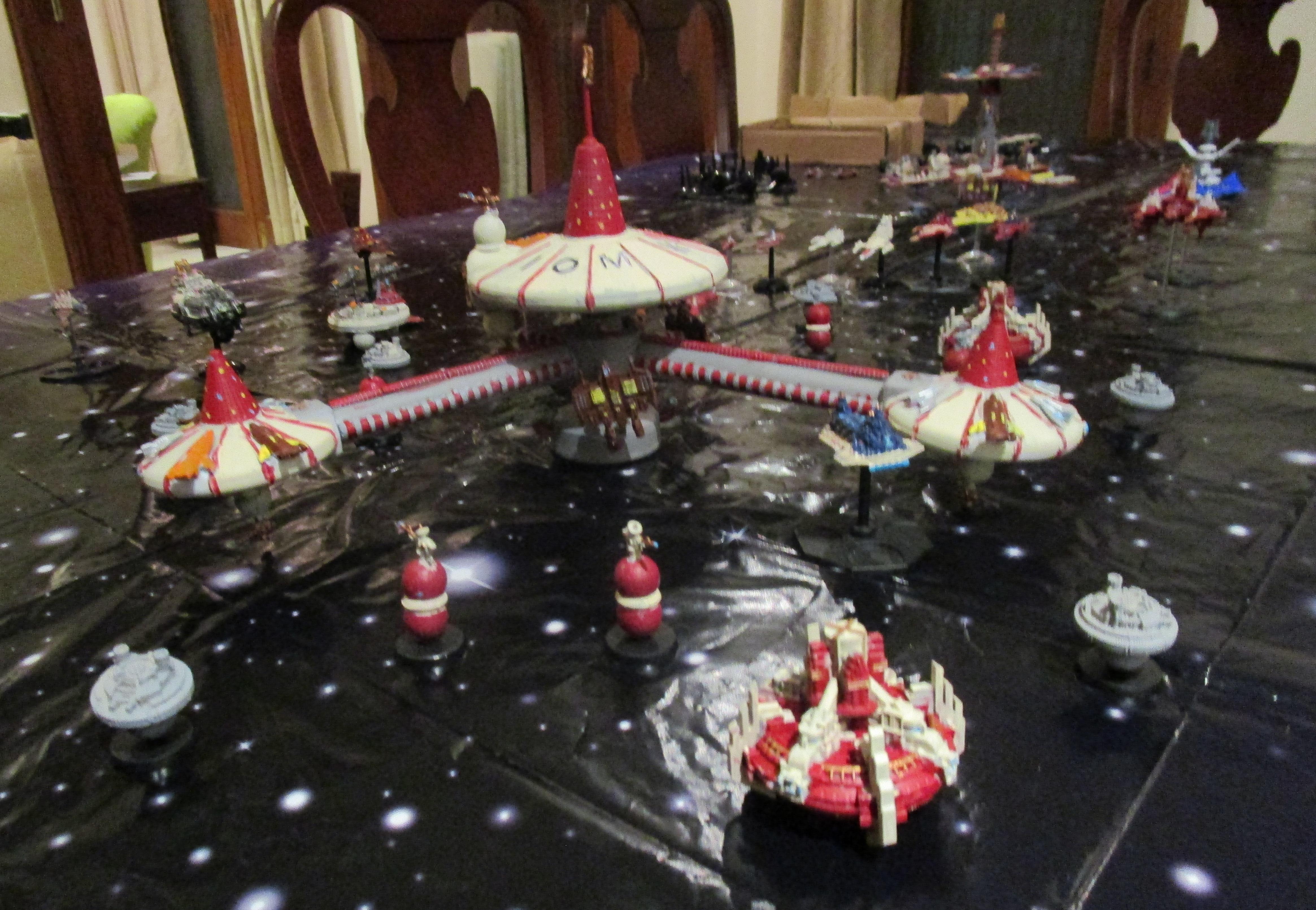 Battlefleet Gothic, Oldhammer, Space Fleet, Space Station, Star Trek