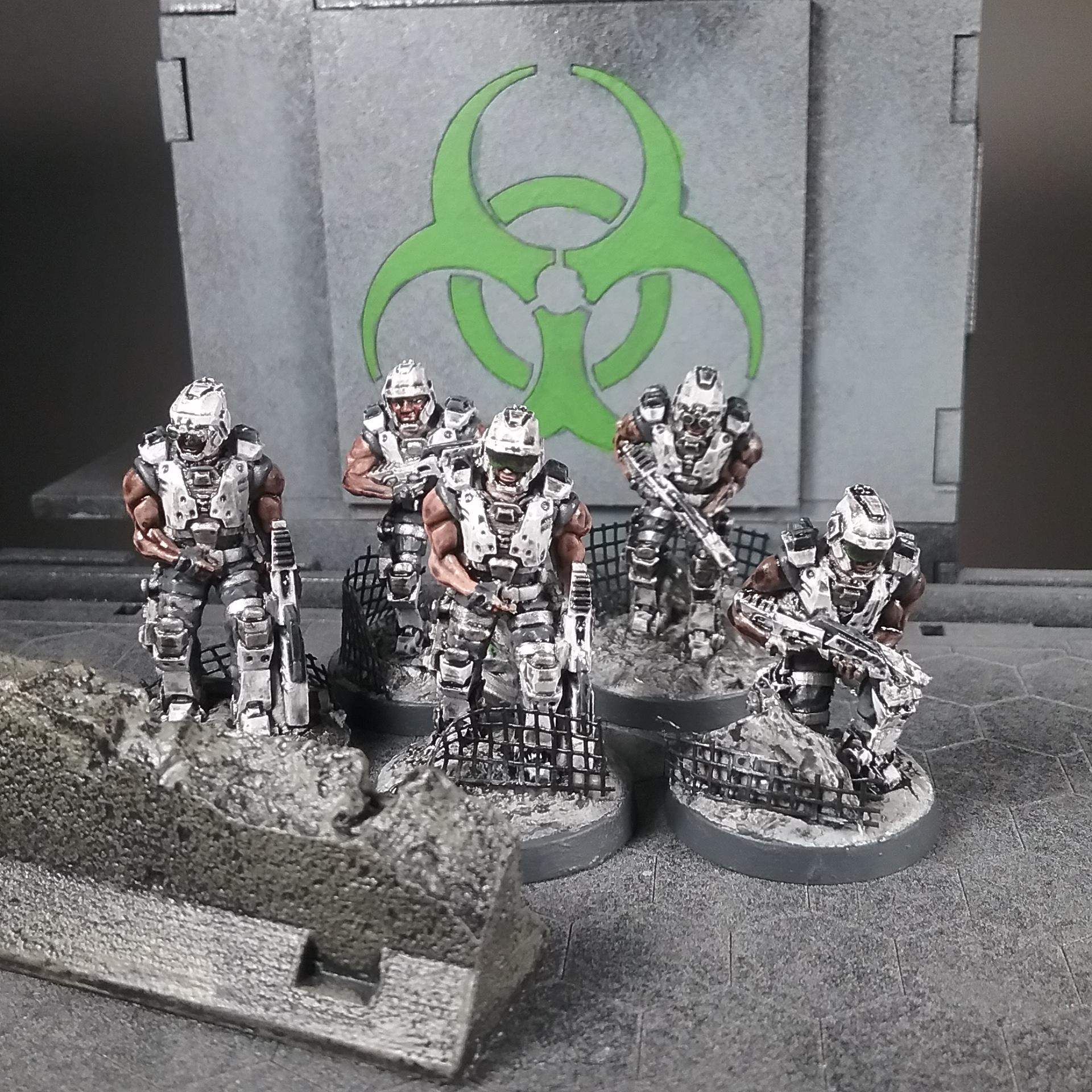 Afterlife, Titan Forge, Unity Council, Unity Council Marines, X-terra Guardians