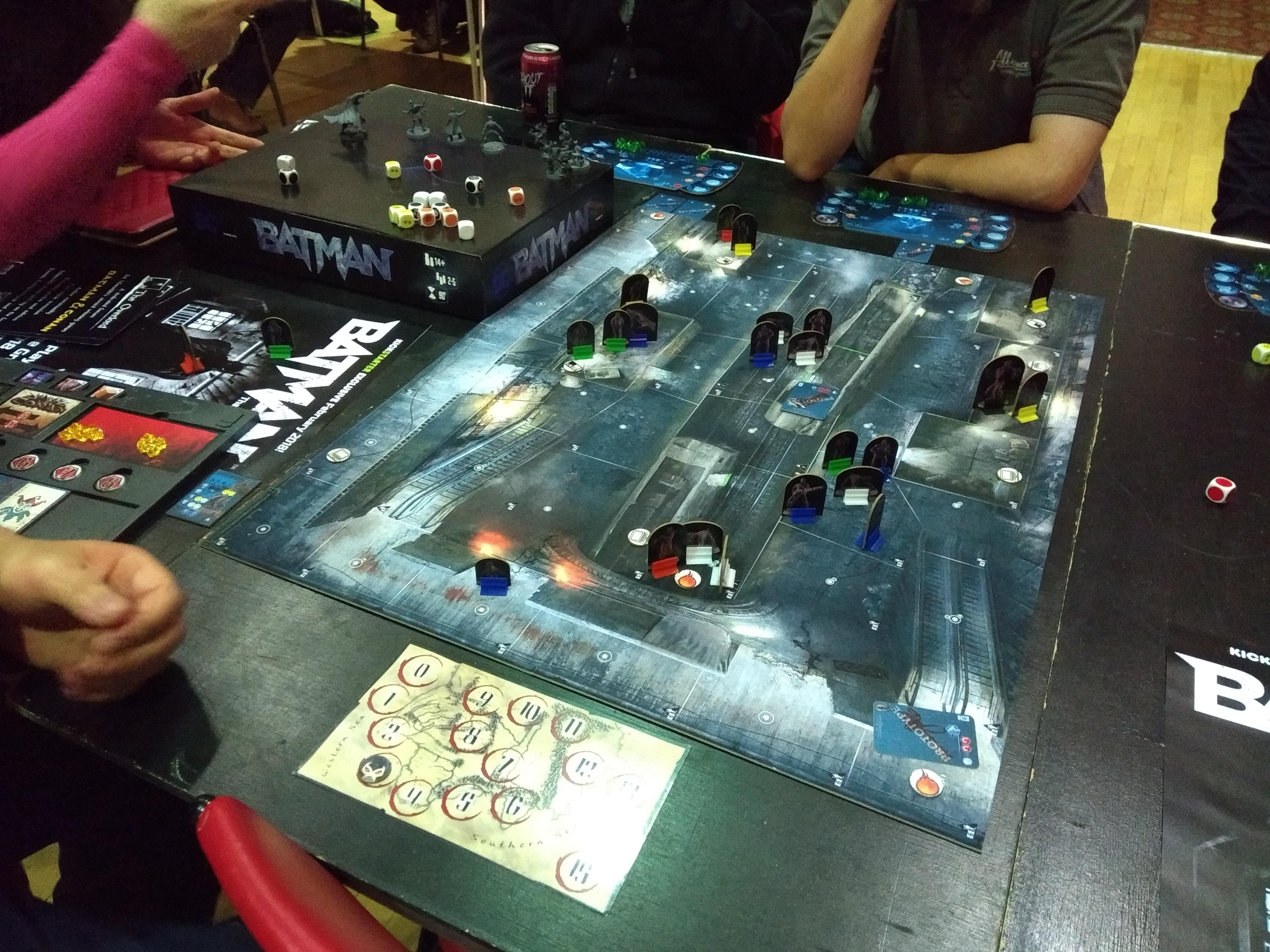 Batman subway board