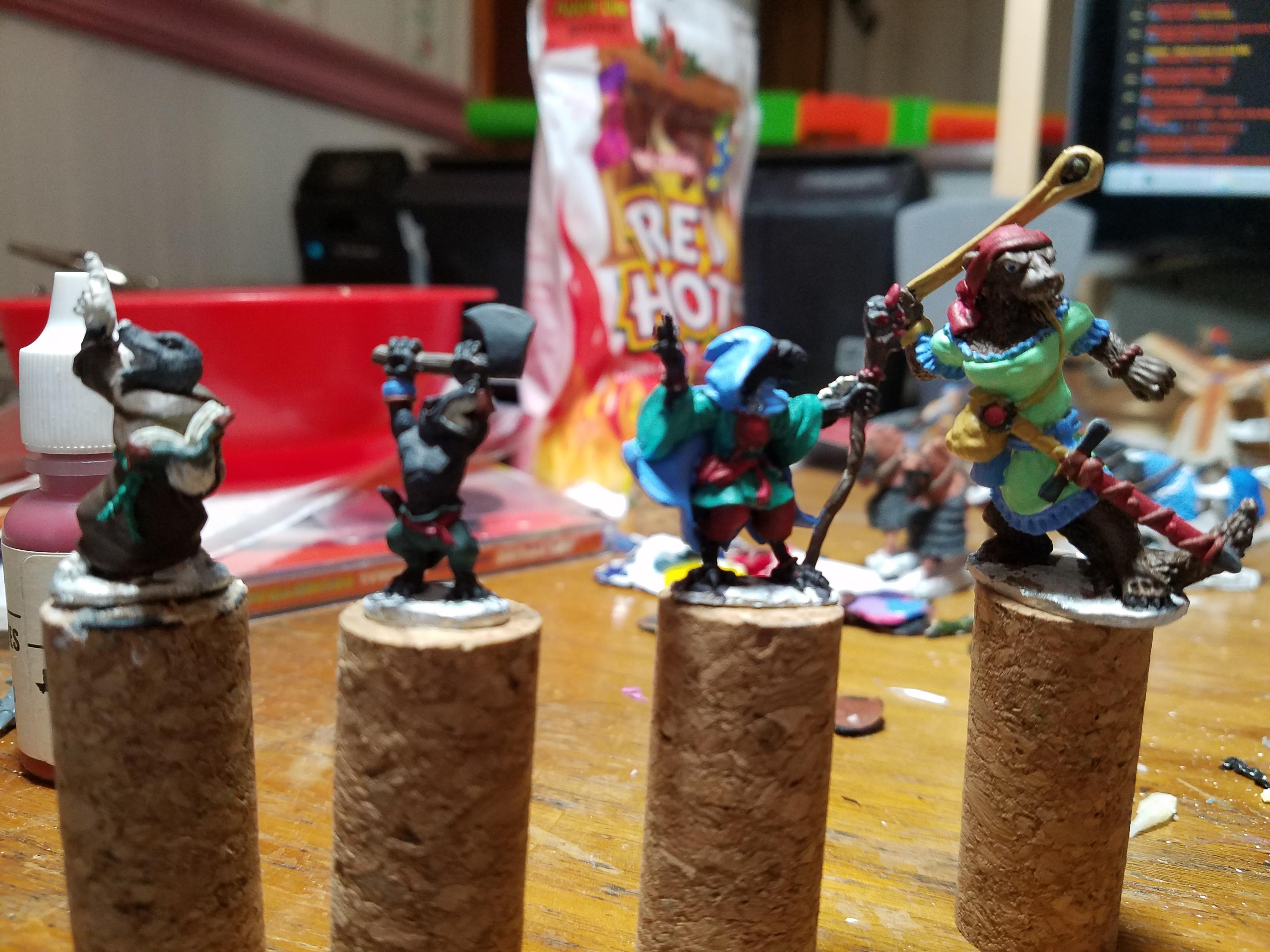 Adventuring Group, Base Colors, Oathsworn, Reaper, Work In Progress