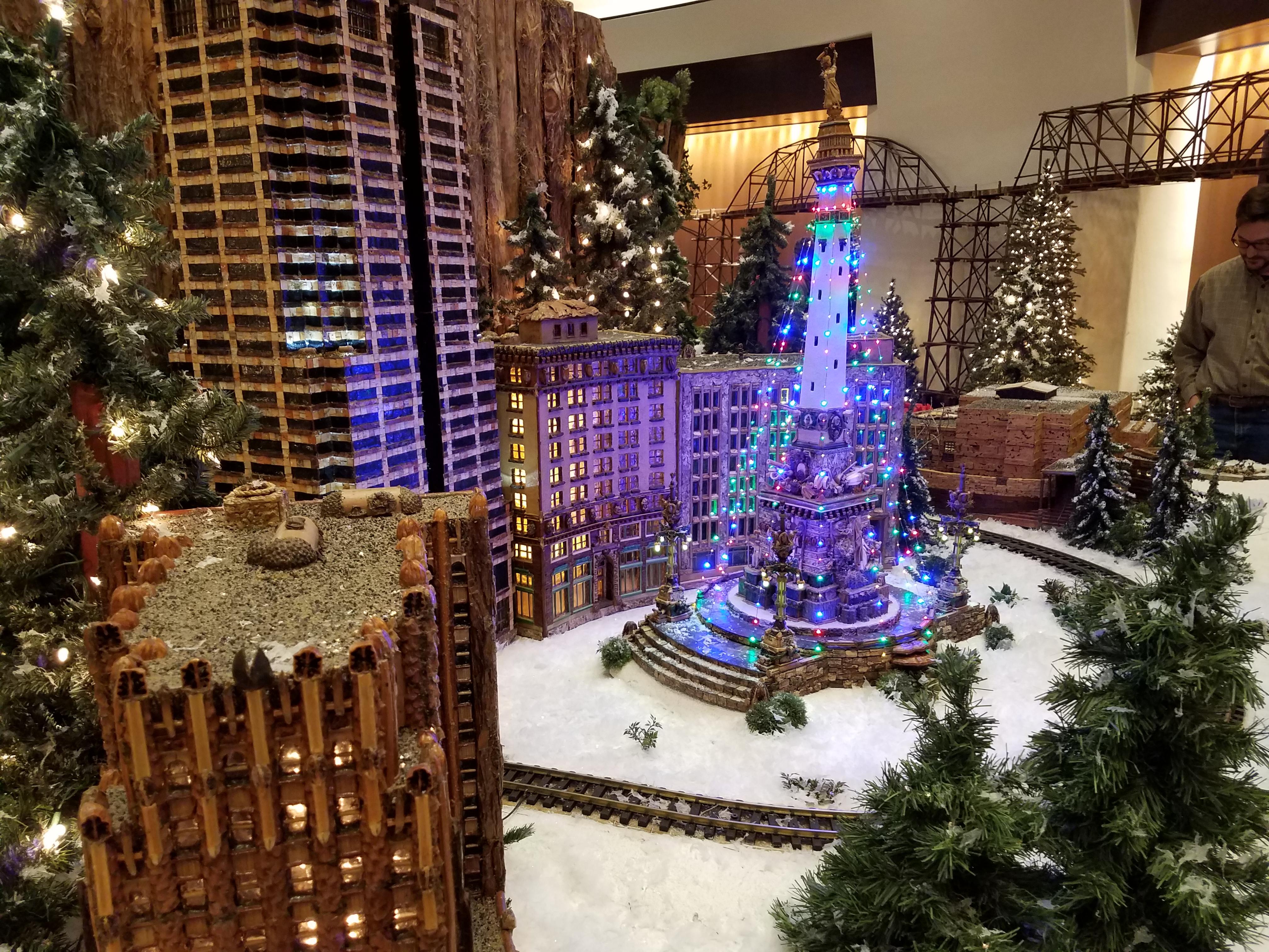 Holiday, Model Train, Snow, Terrain, Wood