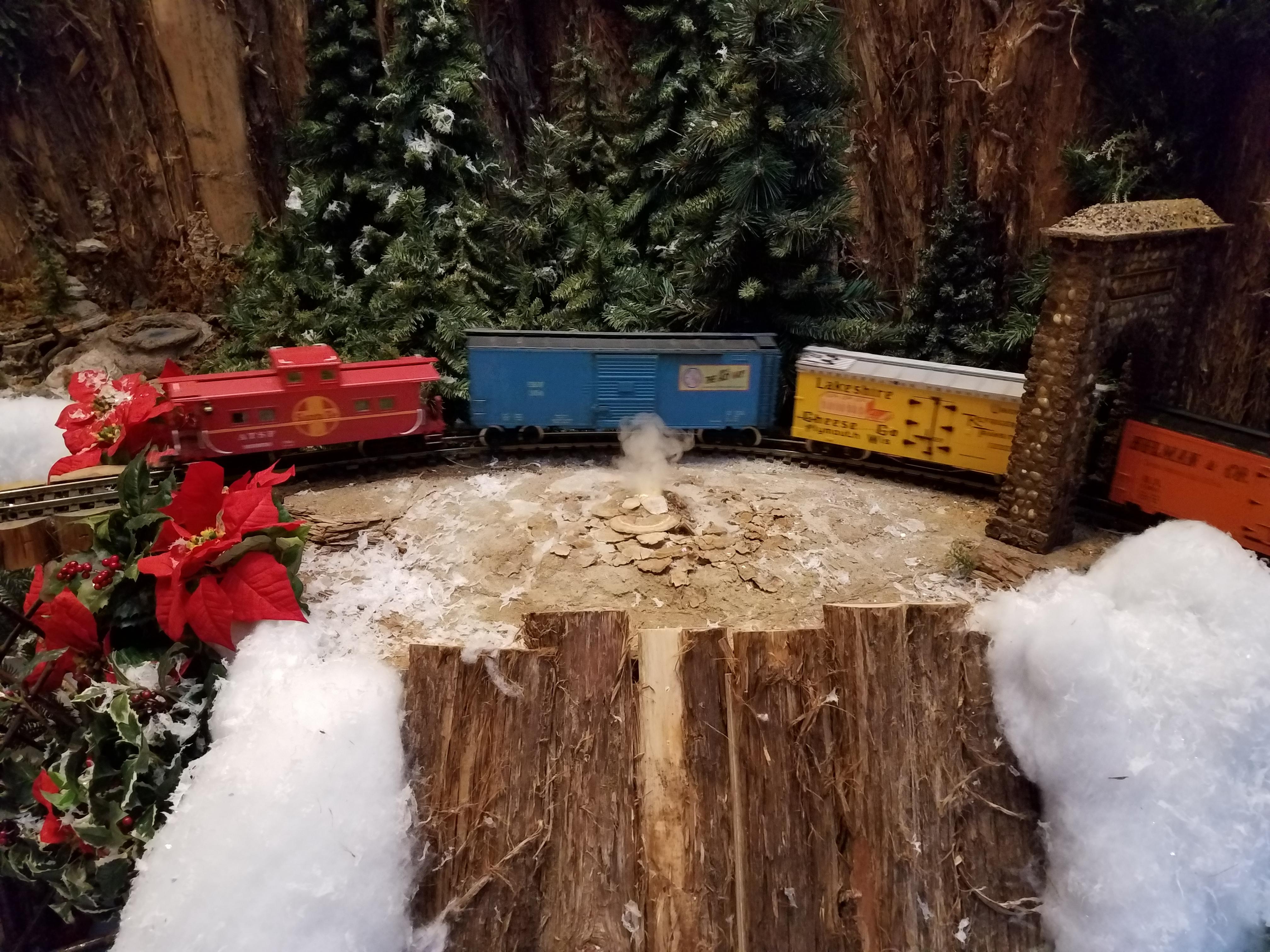 Holiday, Model Train, Snow, Terrain, Wood