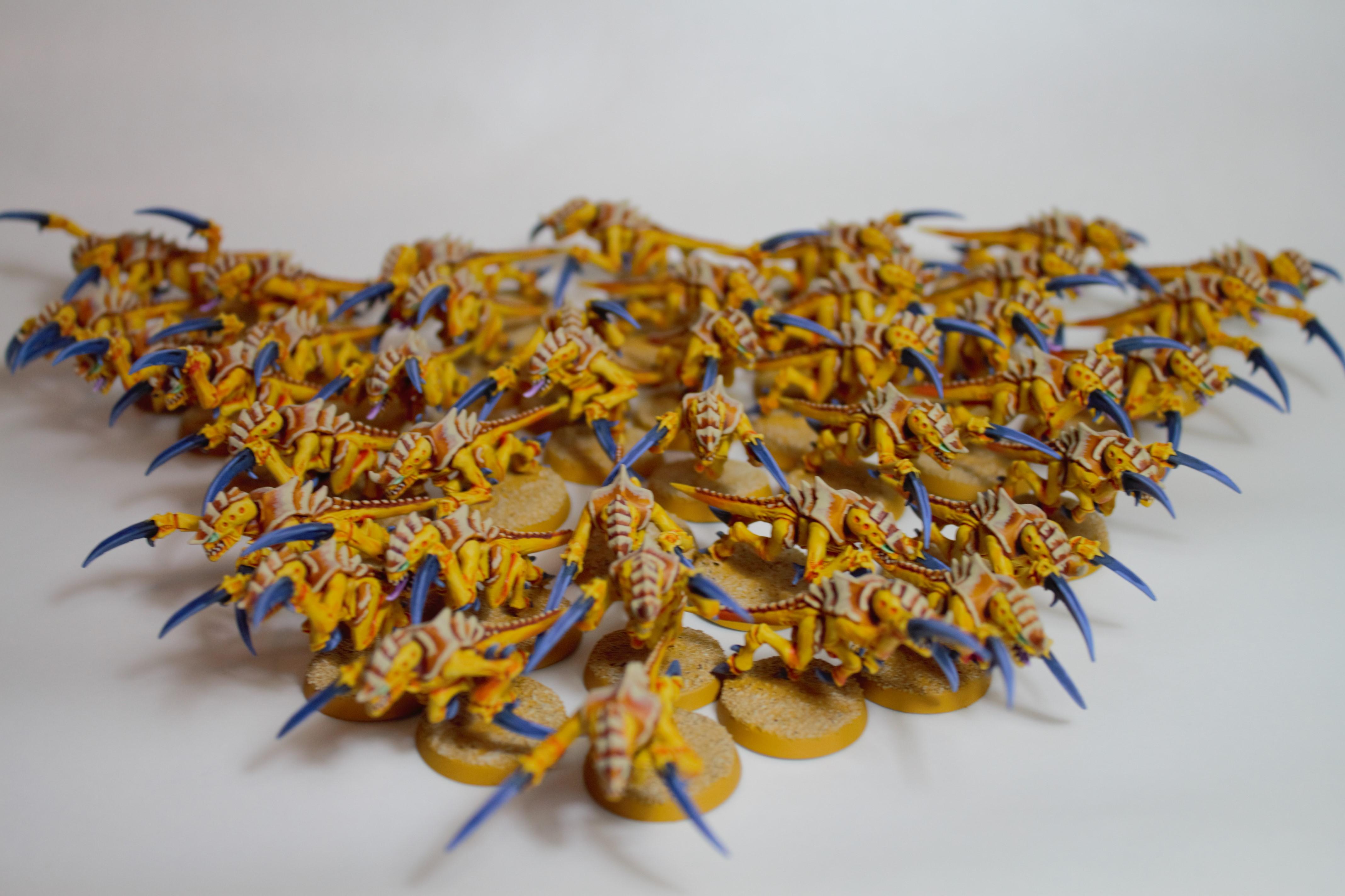 Hormagaunts, Mastodon, Tyranids, Yellow