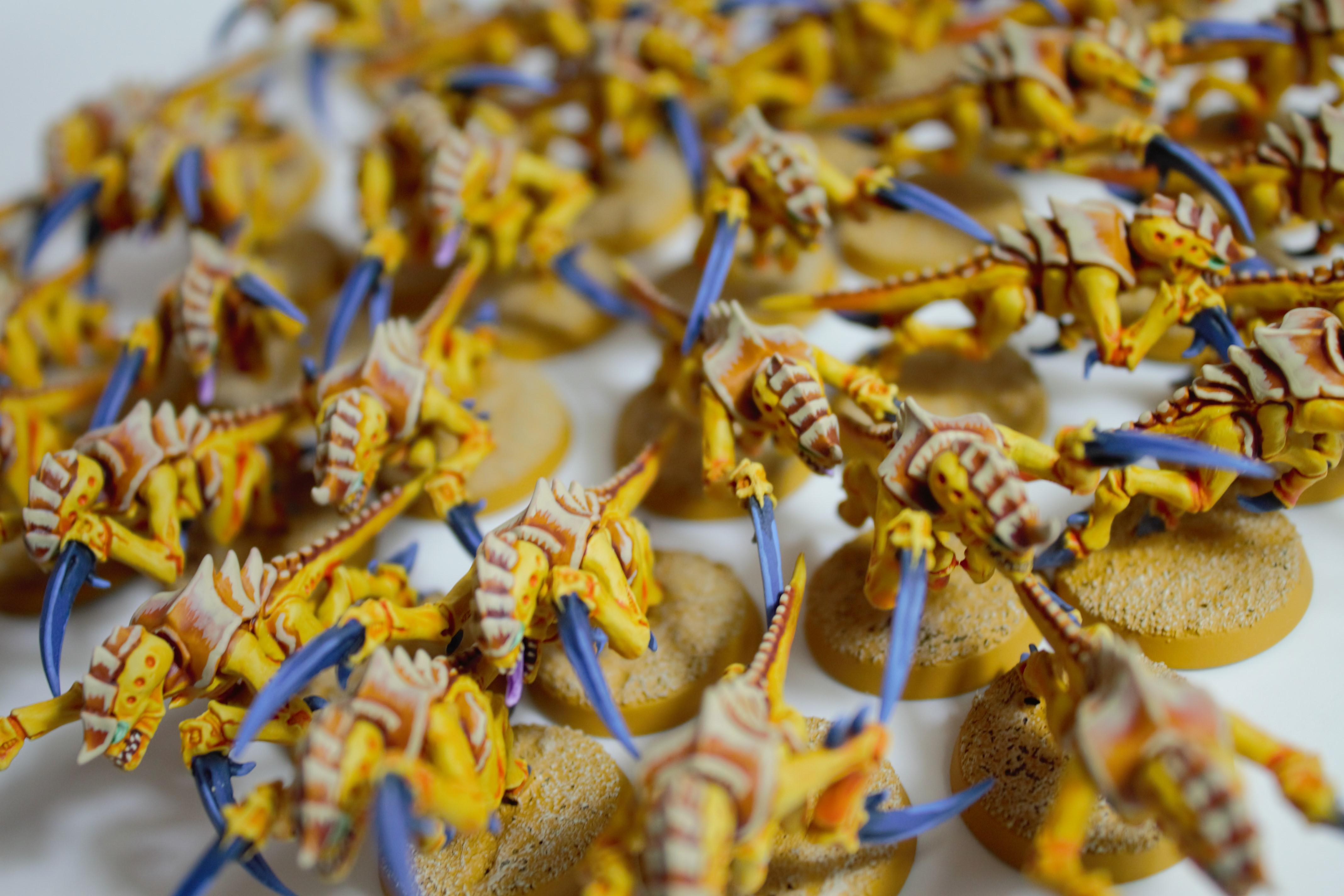 Hormagaunts, Mastodon, Tyranids, Yellow