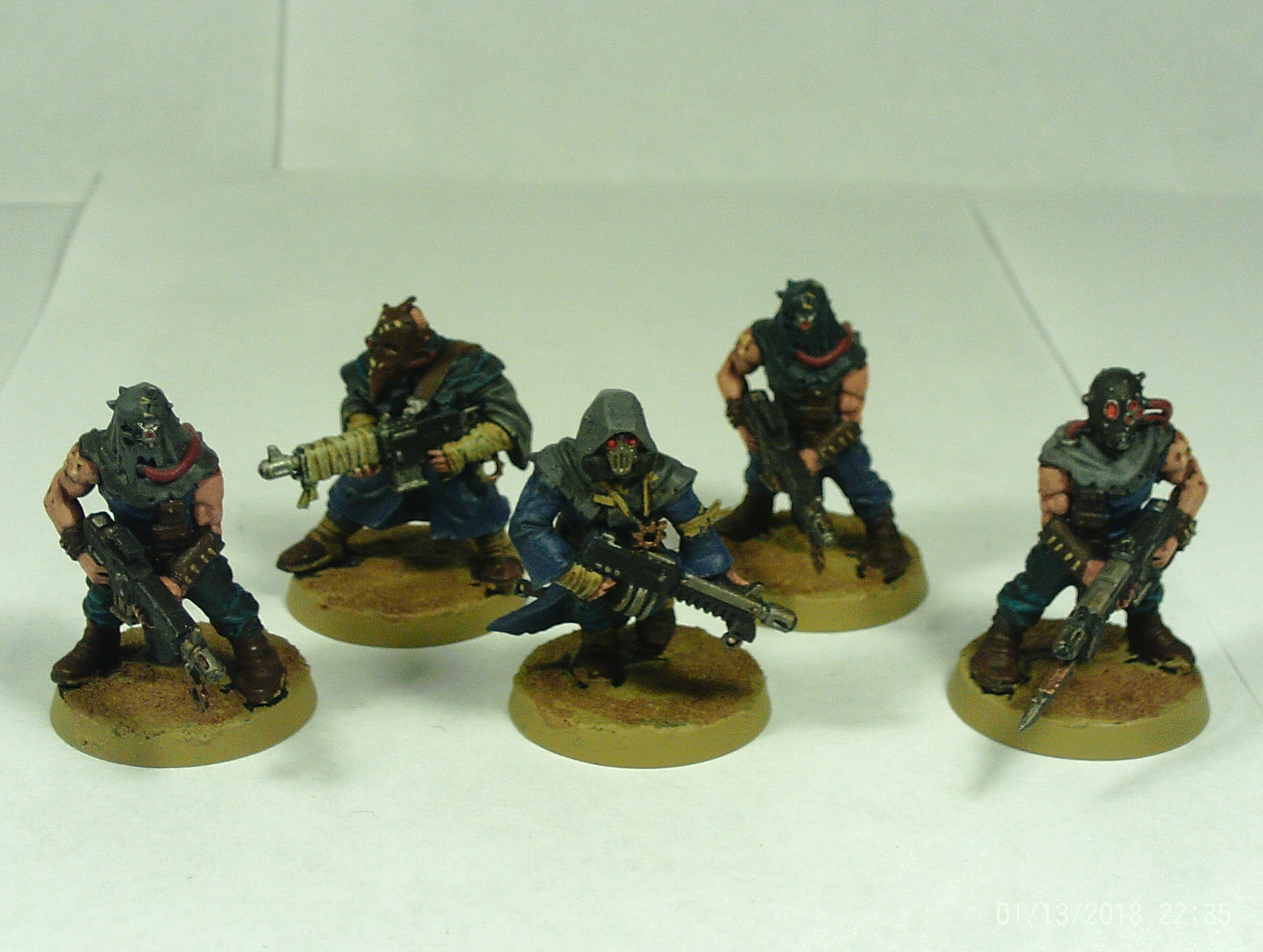 Alpha, Autogun, Chaos, Cultists, Fanatics, Human, Legion, Mob