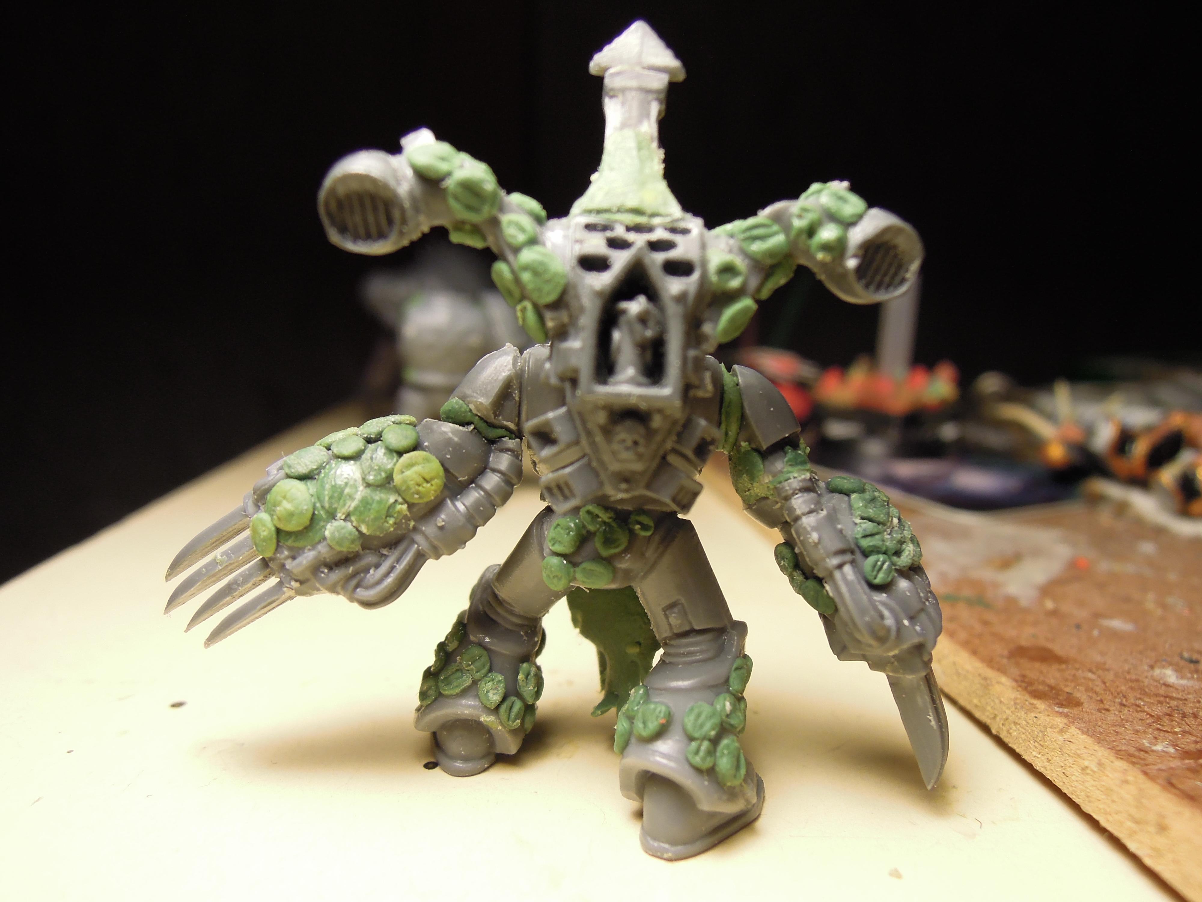 Alpha Legion, Chaos, Chaos Space Marines, Chaos Undivided, Conversion, Greenstuff, Heresy, Heretic Astartes, Hydra Dominatus, Infantry, Kitbash, Lightning Claw, Reptile Scales, Scales, Traitor Legions, Warhammer 40,000, Work In Progress