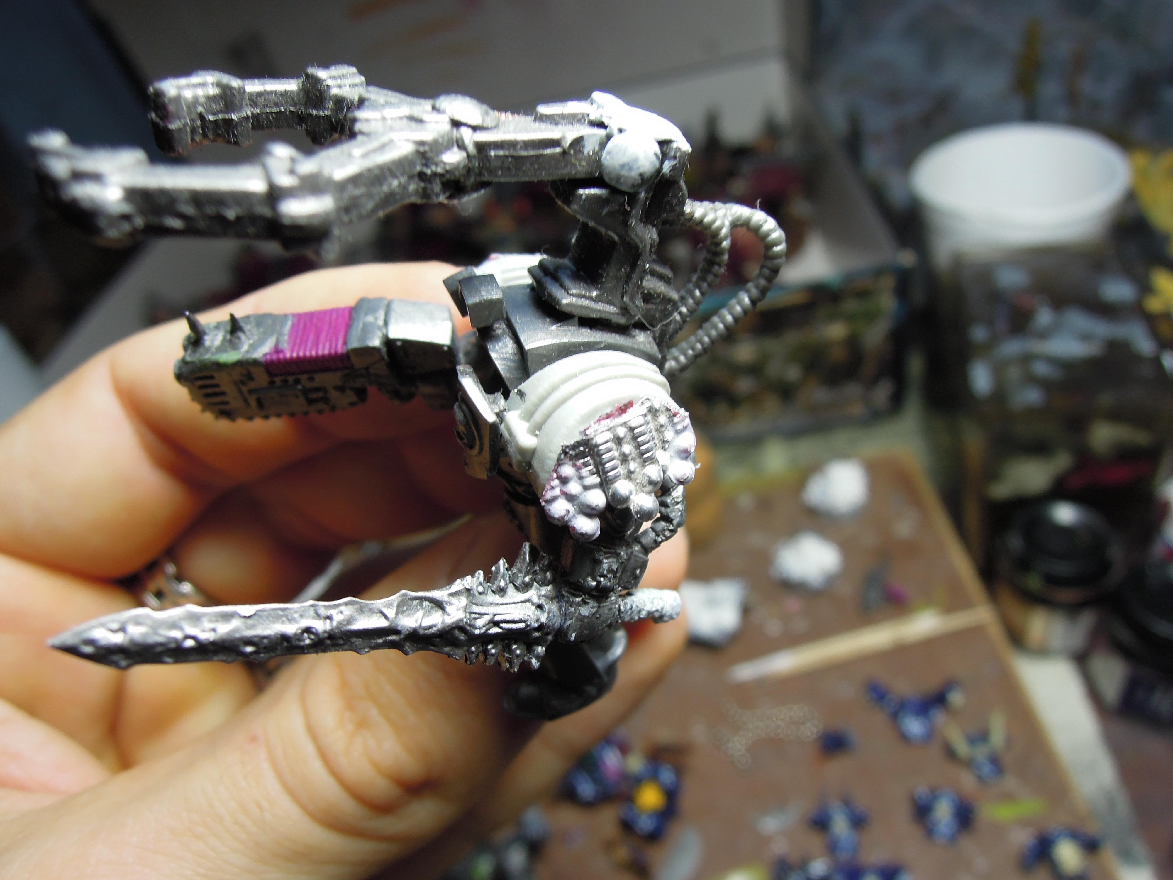 Chaos, Chaos Space Marines, Chaos Undivided, Conversion, Heresy, Heretic Astartes, Infantry, Iron Warriors, Iron Within, Iron Without!, Kitbash, Plasma Gun, Servo Arm, Sword, Terminator Armor, Traitor Legions, Warhammer 40,000, Work In Progress
