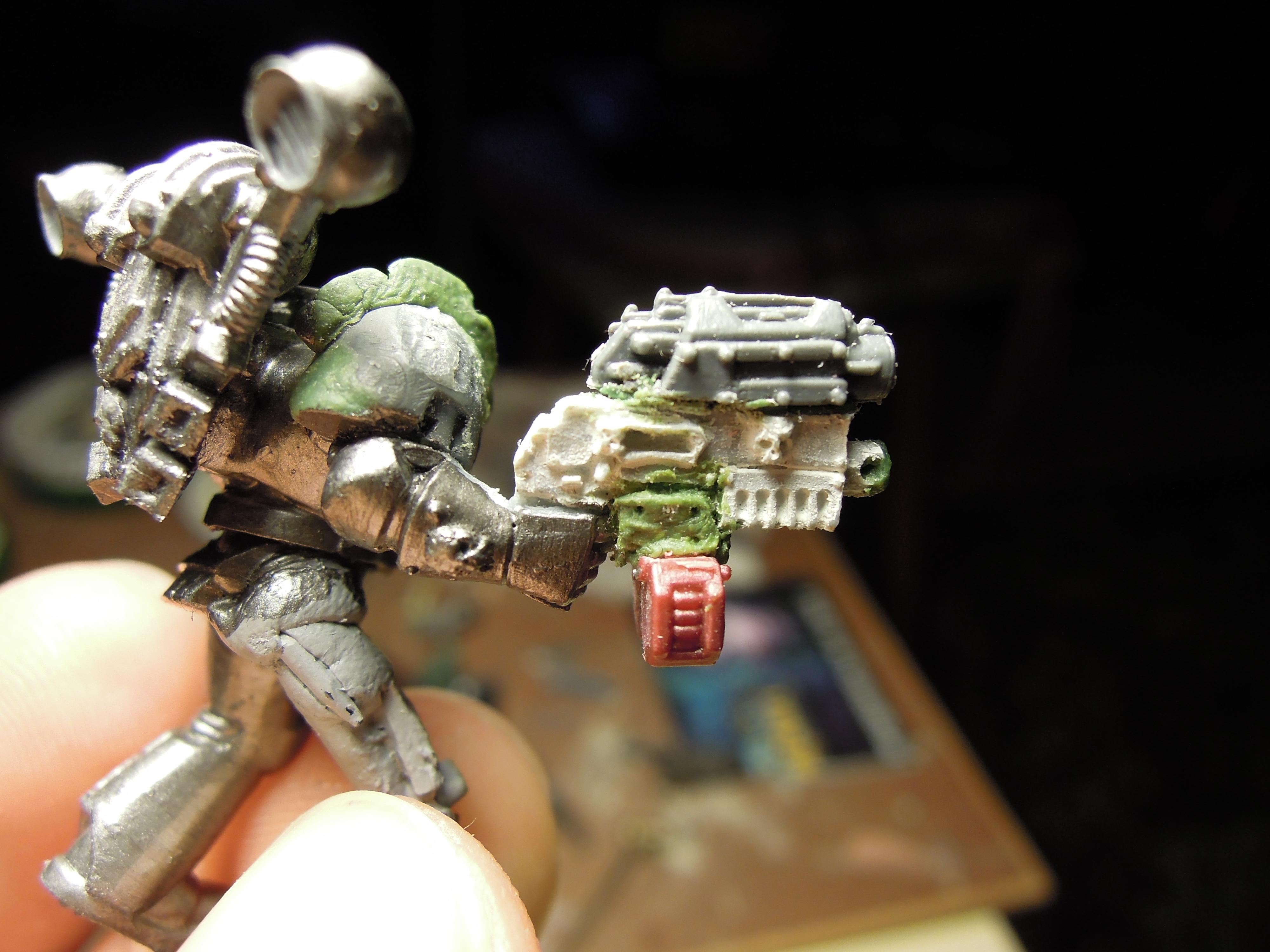 Chaos, Chaos Space Marines, Chaos Undivided, Combiweapon, Conversion, Heresy, Heretic Astartes, Infantry, Iron Warriors, Iron Within, Iron Without!, Kitbash, Traitor Legions, Warhammer 40,000, Work In Progress