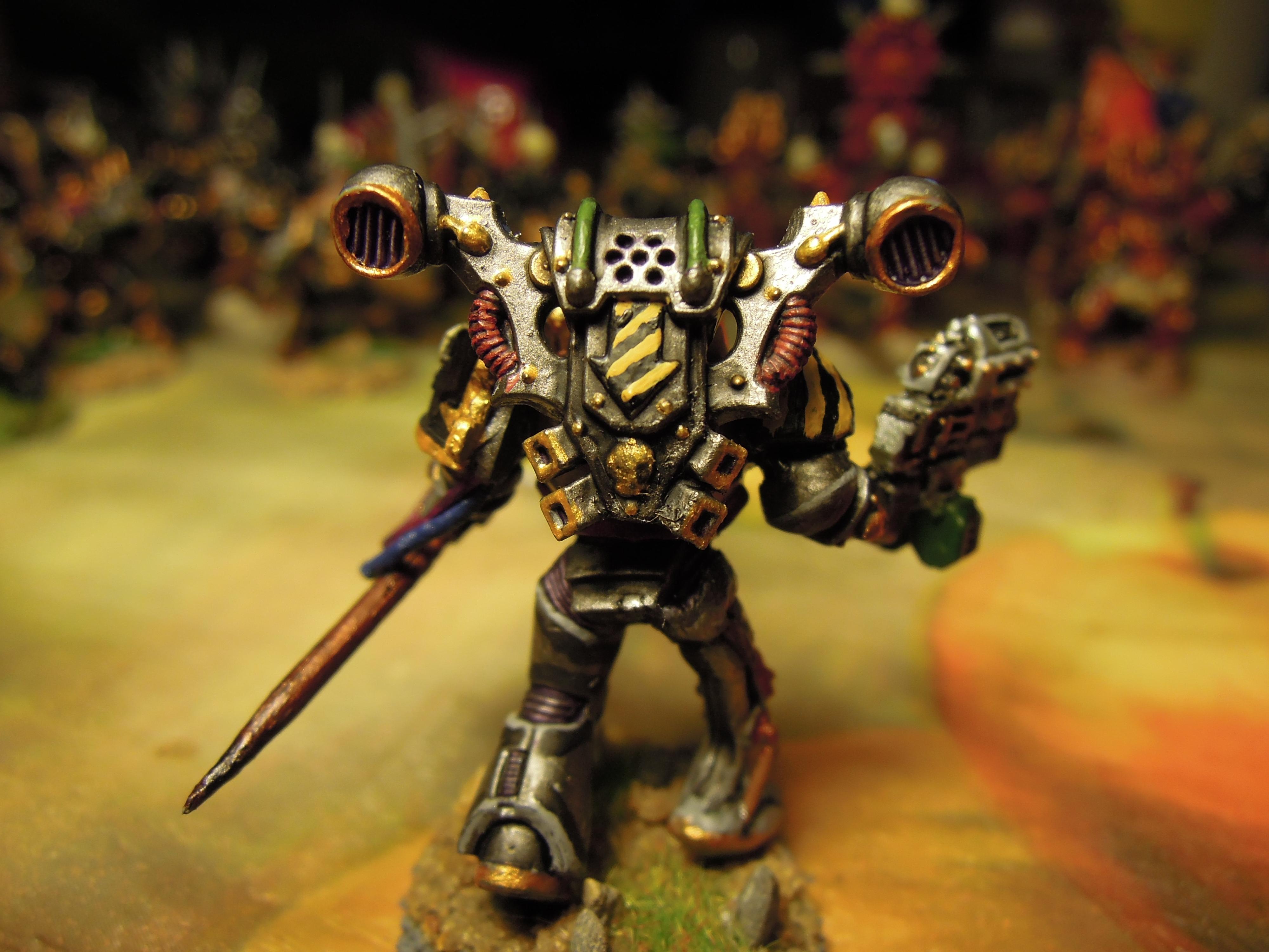 Backpack, Bolter, Chaos, Chaos Space Marines, Chaos Undivided, Combi Weapon, Conversion, Hazard Stripe, Hazard Stripes, Heresy, Heretic Astartes, Infantry, Iron Warriors, Iron Within, Iron Without!, Kitbash, Power Staff, Traitor Legions, Warhammer 40,000, Warsmith