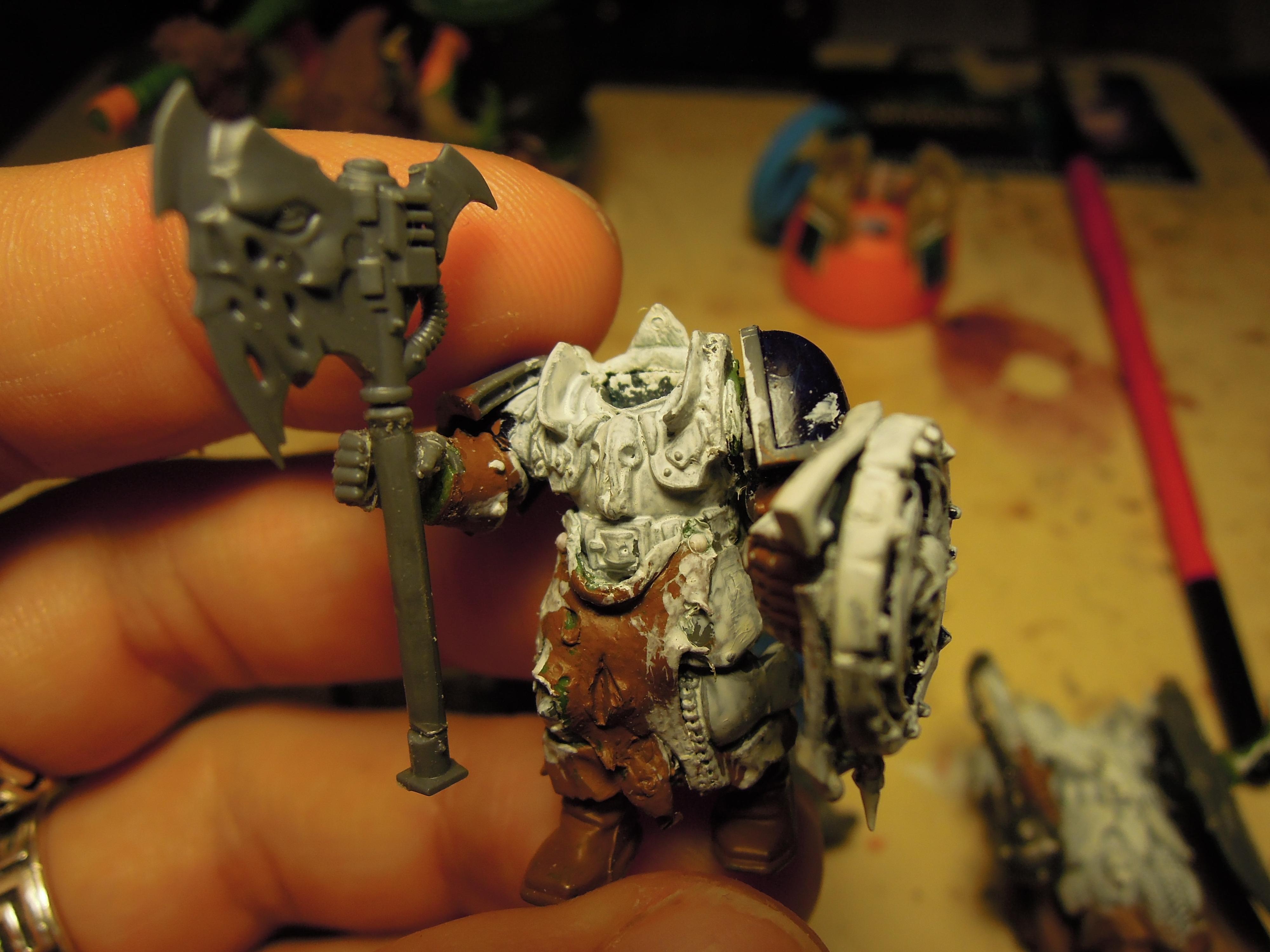 Ave Dominus Nox, Chaos, Chaos Space Marines, Chaos Undivided, Conversion, Heresy, Heretic Astartes, Infantry, Kitbash, Night Lords, Traitor Legions, Warhammer 40,000, Work In Progress