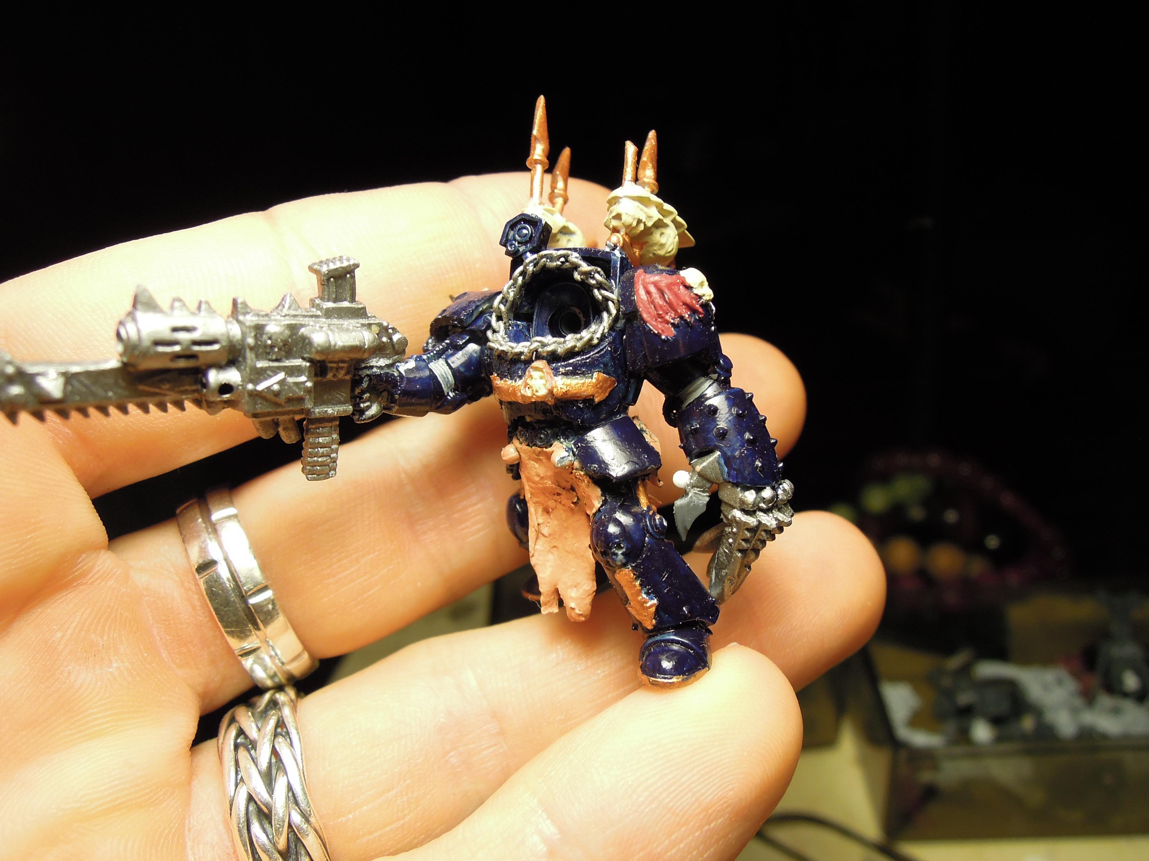 Ave Dominus Nox, Chaos, Chaos Space Marines, Chaos Undivided, Claw, Combi Weapon, Conversion, Dark Vengeance, Heresy, Heretic Astartes, Infantry, Kitbash, Night Lords, Talon, Terminator Armor, Traitor Legions, Warhammer 40,000, Work In Progress