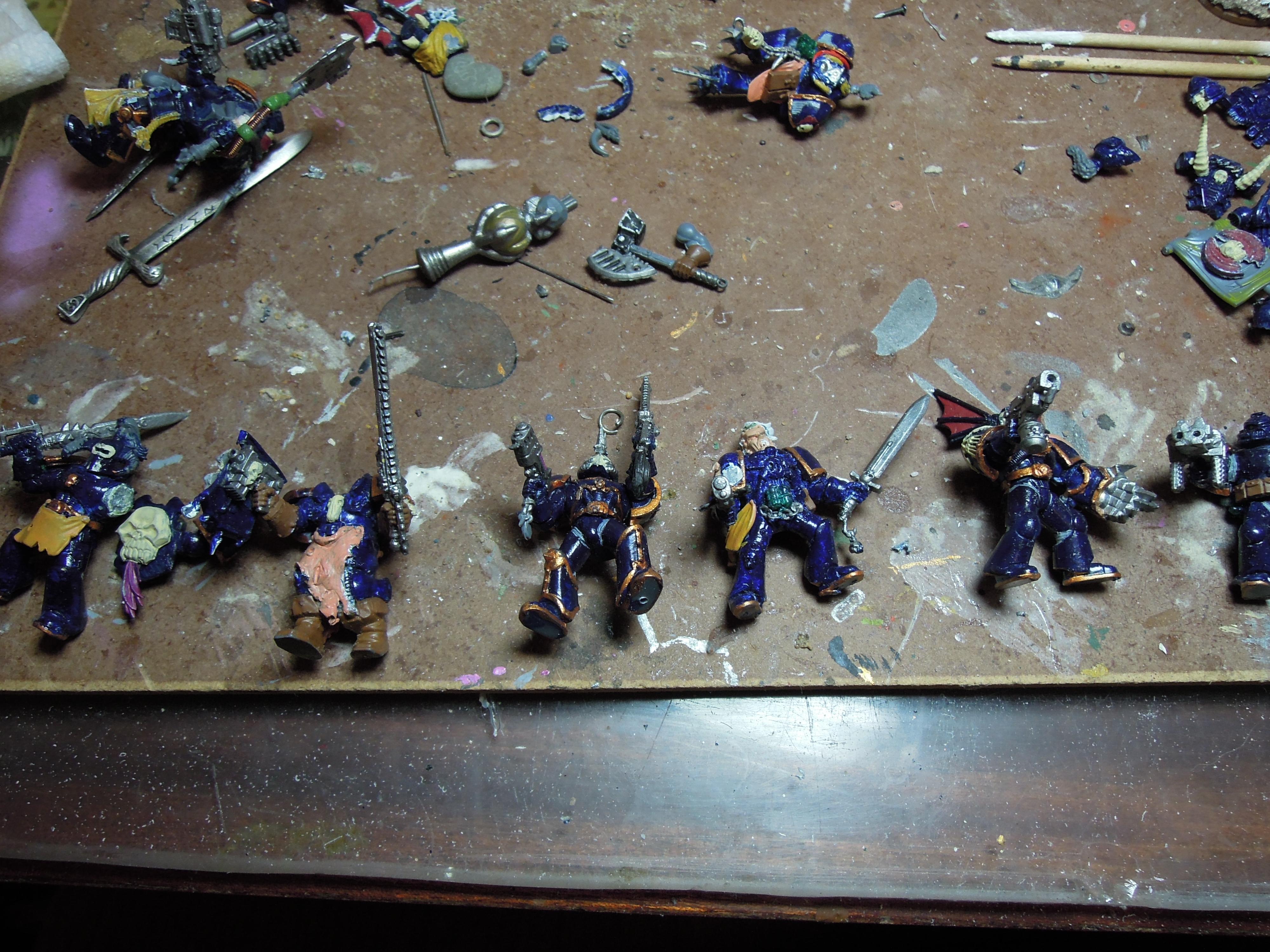 Ave Dominus Nox, Chaos, Chaos Space Marines, Chaos Undivided, Conversion, Heresy, Heretic Astartes, Infantry, Kitbash, Night Lords, Traitor Legions, Warhammer 40,000, Work In Progress