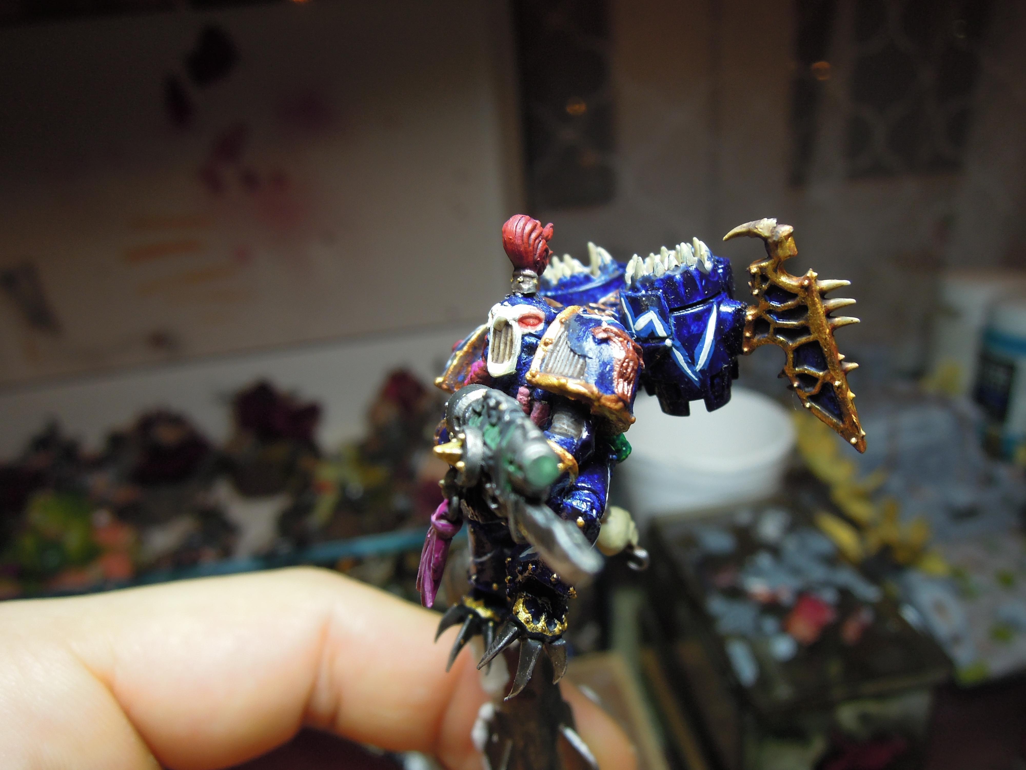 Ave Dominus Nox, Chaos, Chaos Space Marines, Chaos Undivided, Conversion, Eavy Metal, Grav Gun, Heresy, Infantry, Kitbash, Night Lords, Out Of Production, Raptors, Snow, Traitor Legions, Warhammer 40,000, Work In Progress