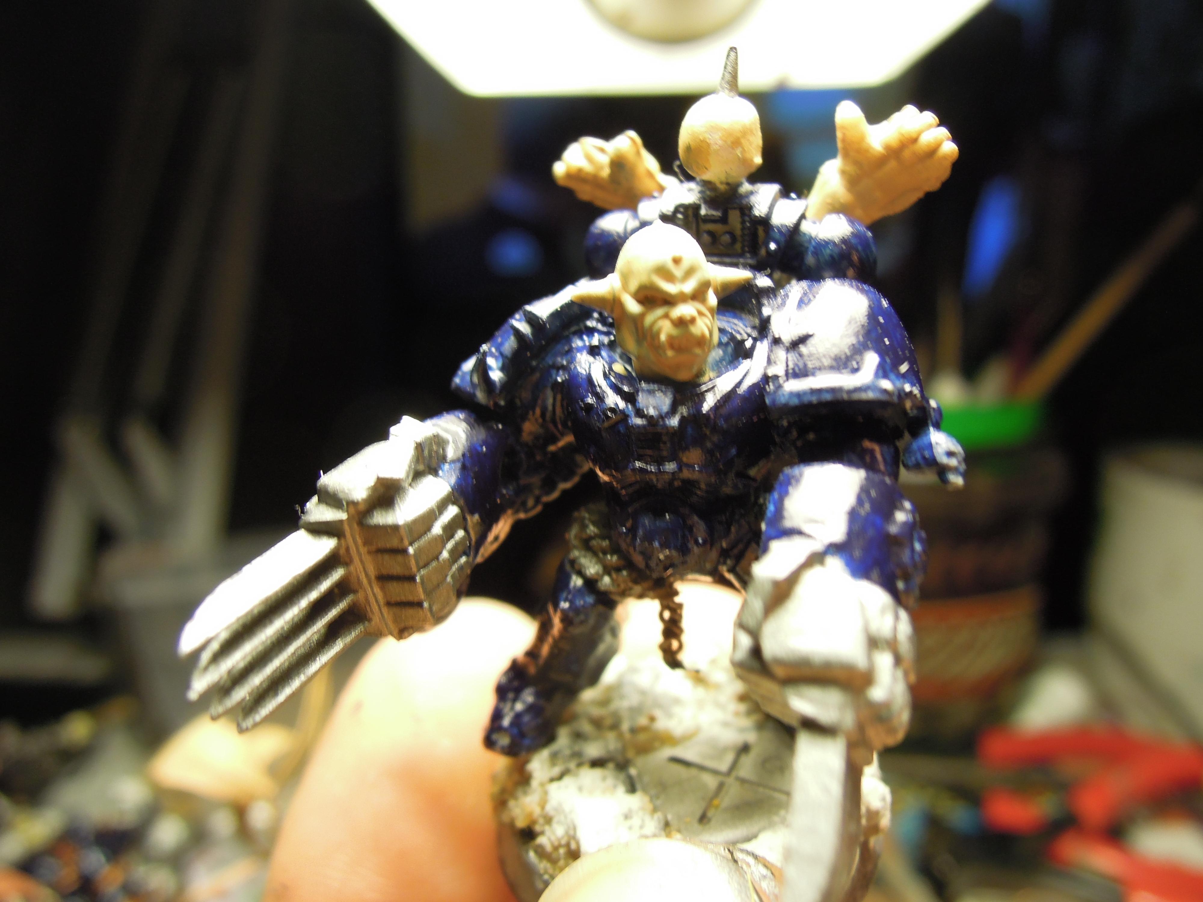 Ave Dominus Nox, Chaos, Chaos Space Marines, Chaos Undivided, Conversion, Epoxy, Heresy, Heretic Astartes, Infantry, Kitbash, Lightning Claws, Night Lords, Putty, Traitor Legions, Warhammer 40,000, Work In Progress