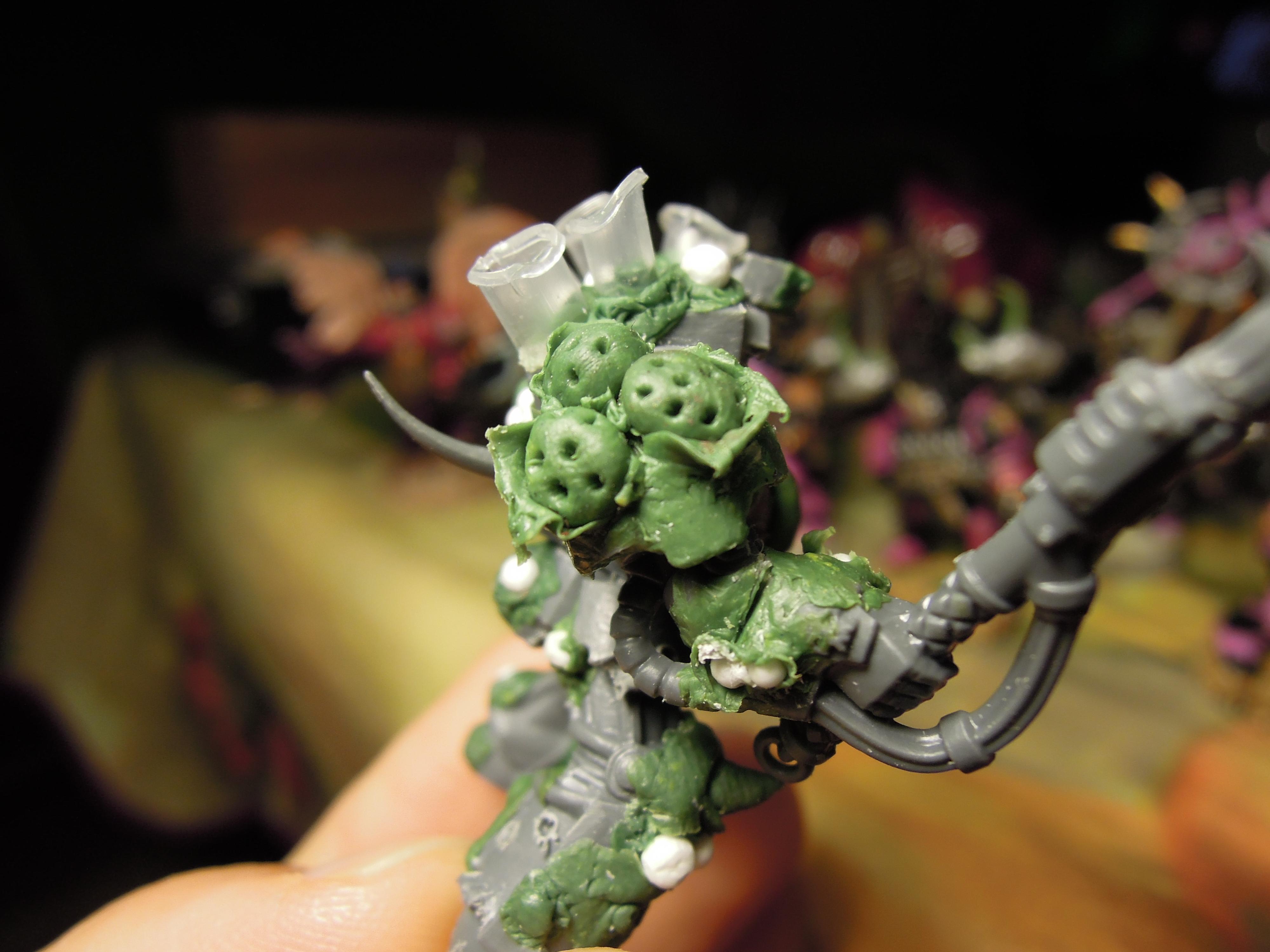 Blight, Chaos, Chaos Space Marines, Conversion, Death Guard, Decay, Destroyer Hive, Disease, Greenstuff, Heresy, Heretic Astartes, Infantry, Nurgle, Pestilence, Plague, Plague Marines, Rot, Terminator Armor, Traitor Legions, Warhammer 40,000, Work In Progress