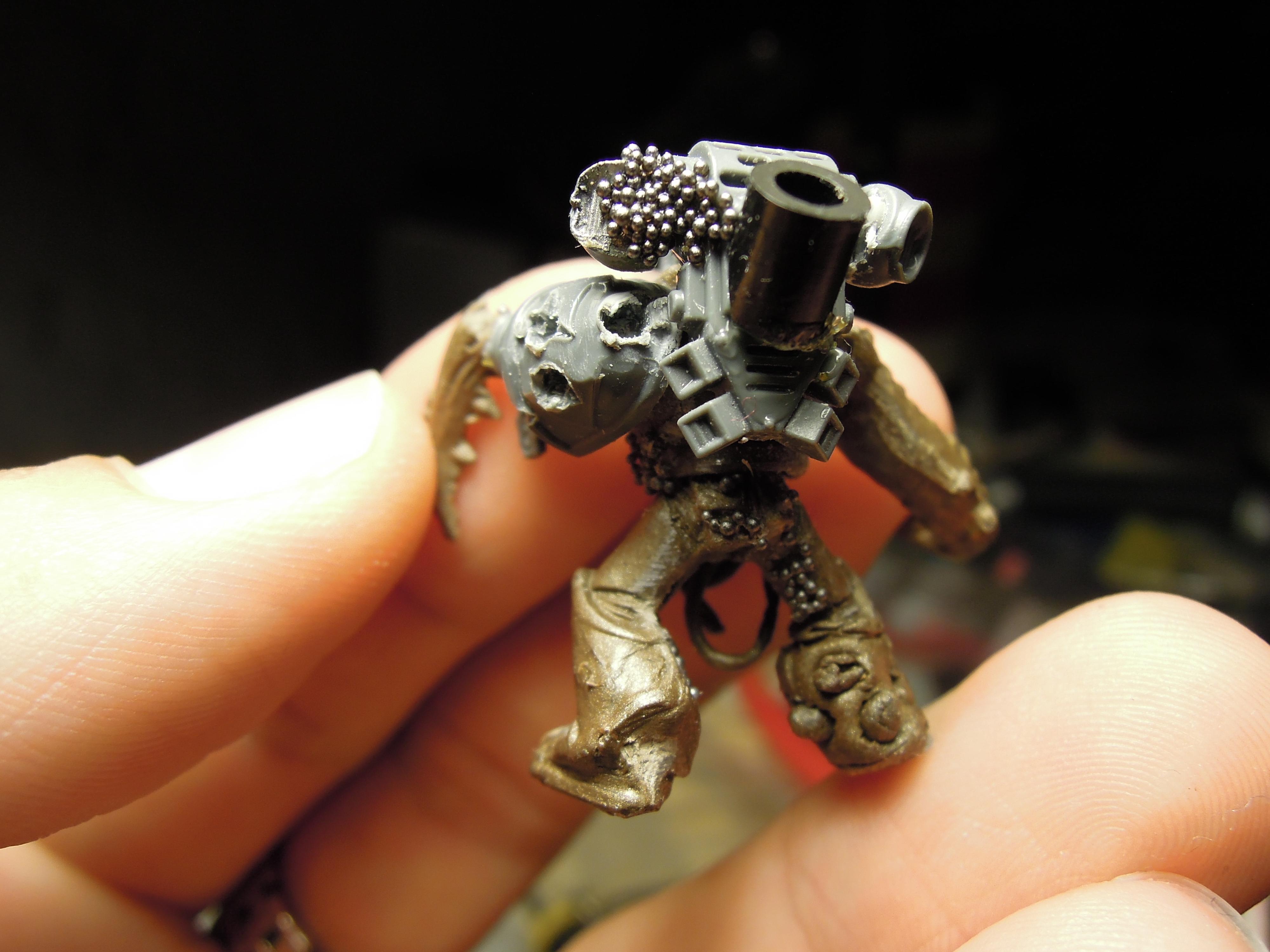Blight, Brown Stuff, Chaos, Chaos Space Marines, Conversion, Death Guard, Decay, Disease, Heresy, Heretic Astartes, Infantry, Nurgle, Pestilence, Plague, Plague Marines, Possessed, Rot, Traitor Legions, Warhammer 40,000, Work In Progress