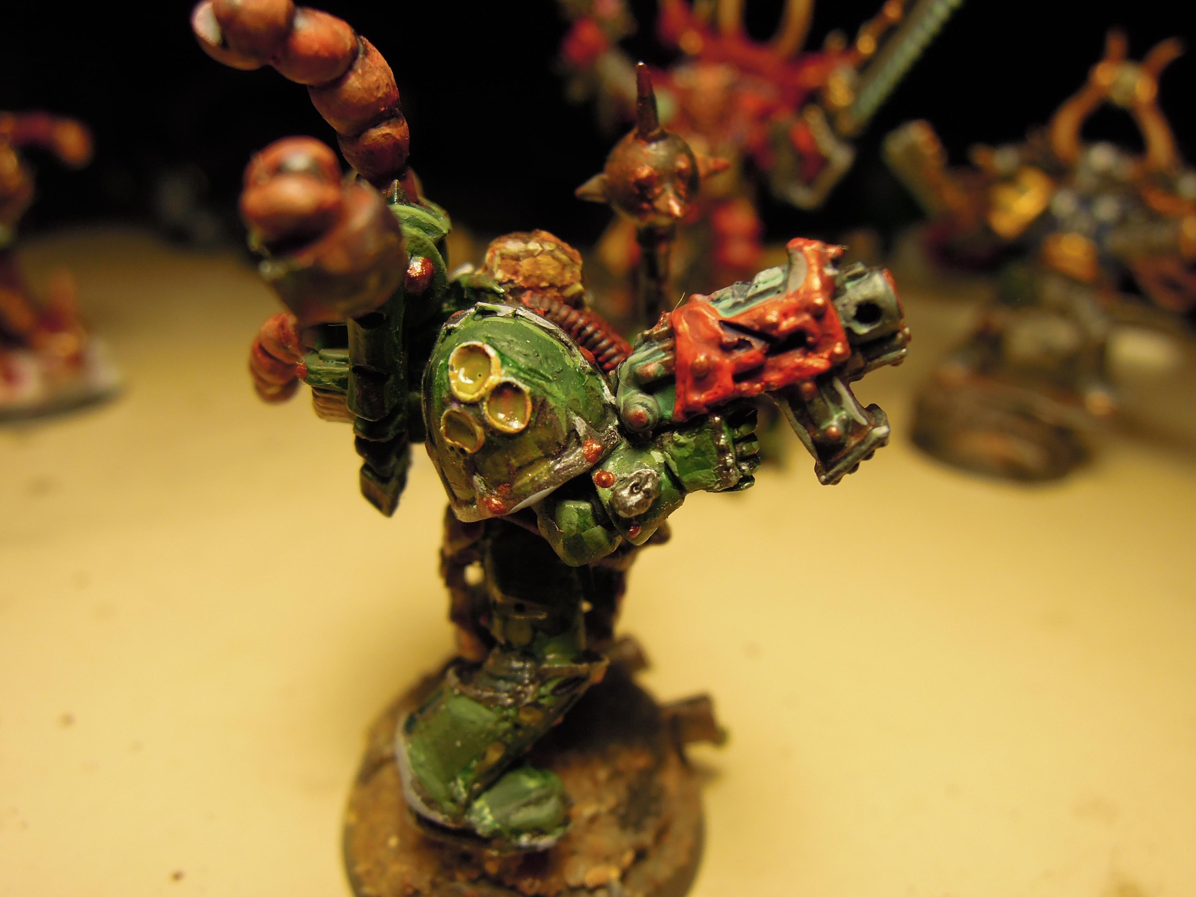 Blight, Bolt Pistol, Chaos, Chaos Space Marines, Conversion, Death Guard, Decay, Disease, Finecast, Heresy, Heretic Astartes, Infantry, Nurgle, Out Of Production, Pestilence, Plague, Plague Marines, Rot, Traitor Legions, Warhammer 40,000, Worm