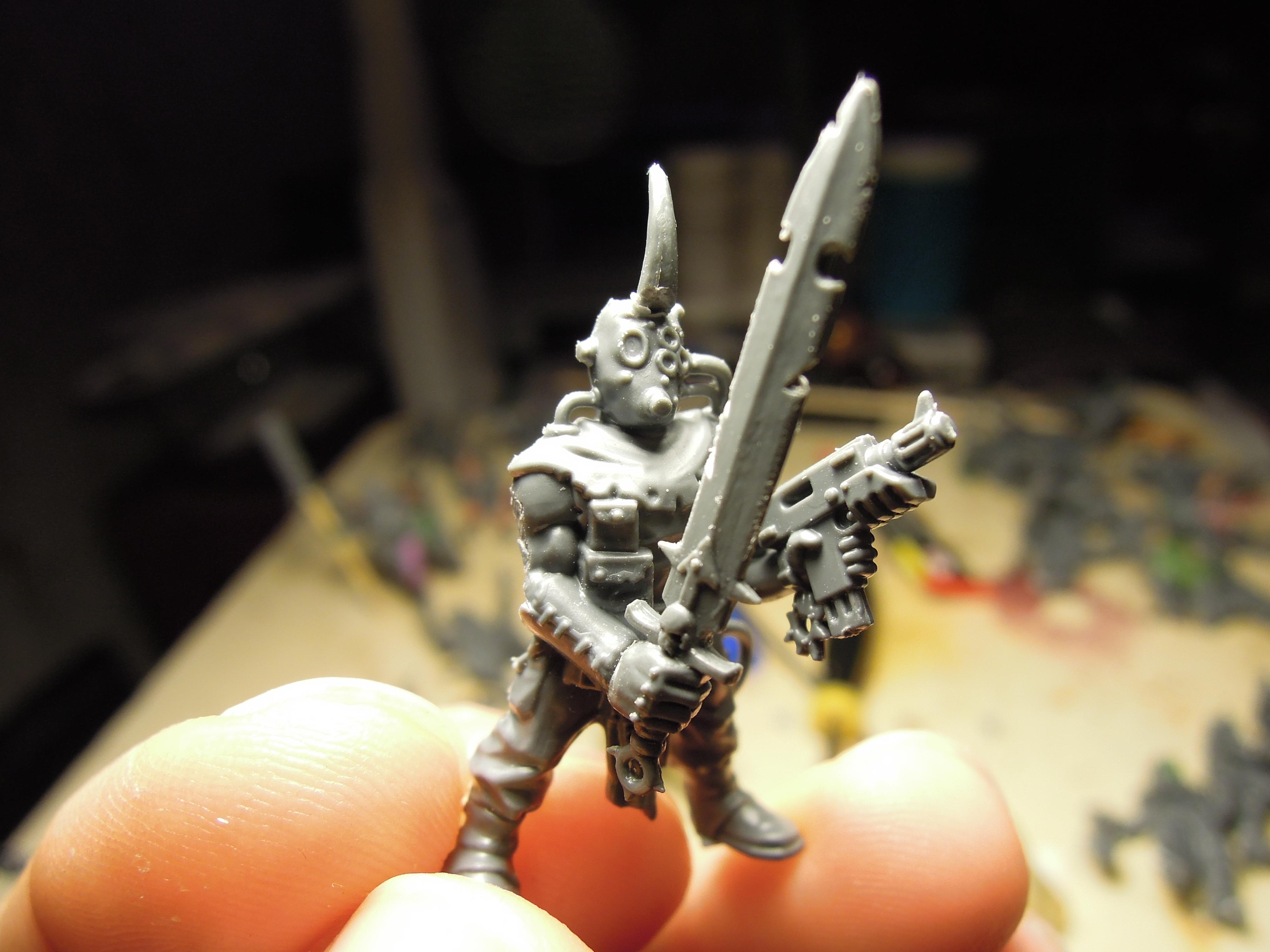 Autopistol, Blight, Chaos, Chaos Cultists, Conversion, Cult, Cultists, Dark Vengeance, Decay, Disease, Heresy, Heretics, Infantry, Kitbash, Lost And The Damned, Nurgle, Pestilence, Plague, Regiment, Renegade, Rot, Sword, Warhammer 40,000, Work In Progress