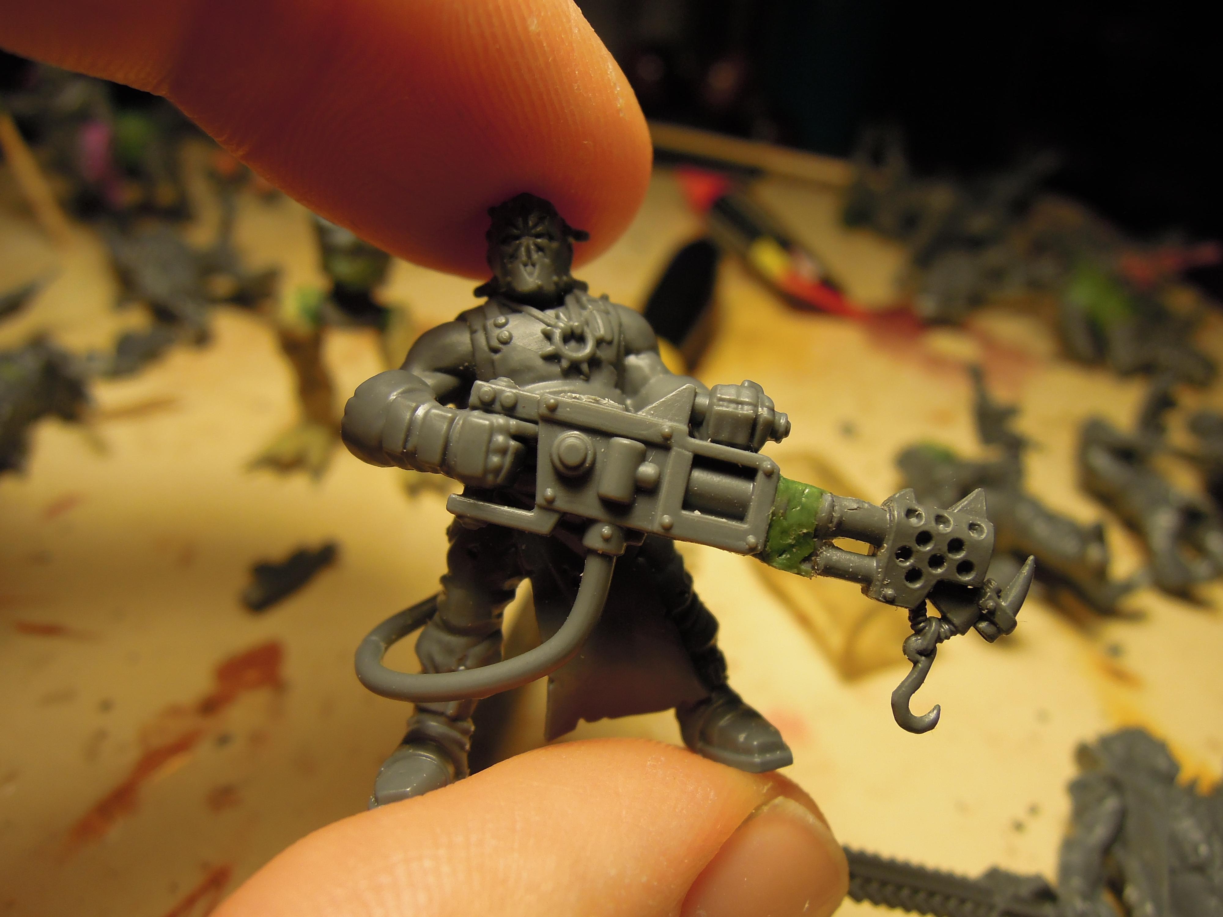 Berserk, Berserkers, Berzerk, Berzerker, Blood For The Blood God, Chaos, Chaos Cultists, Conversion, Cult, Cultists, Dark Vengeance, Flamer, Heresy, Heretics, Infantry, Khorne, Kitbash, Lost And The Damned, Regiment, Renegade, Skulls For Skull Throne, Warhammer 40,000, Work In Progress