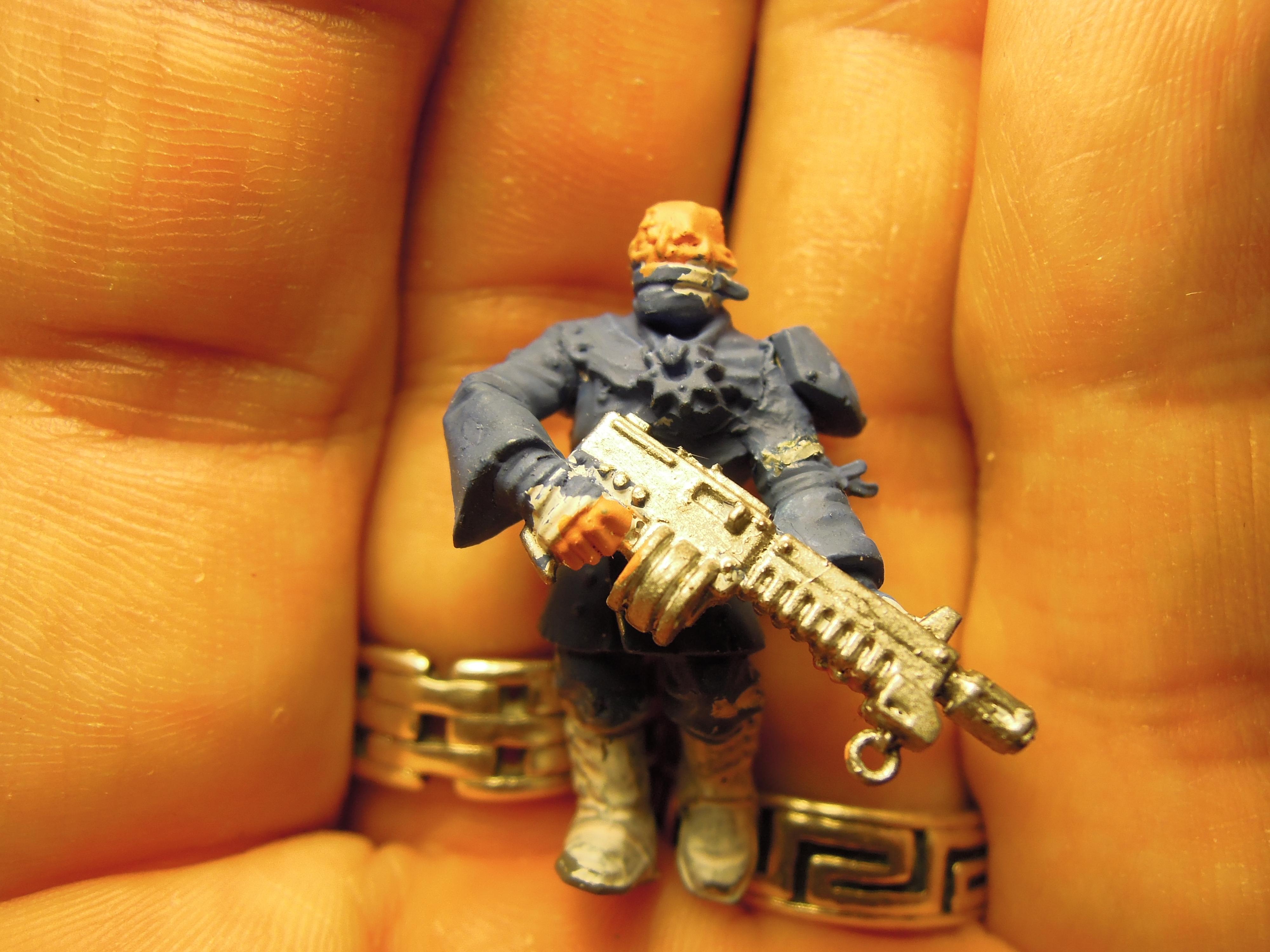 Autogun, Chaos, Chaos Cultists, Conversion, Cult, Cultists, Dark Vengeance, Heresy, Heretics, Infantry, Kitbash, Lost And The Damned, Regiment, Renegade, Tzeentch, Warhammer 40,000, Work In Progress