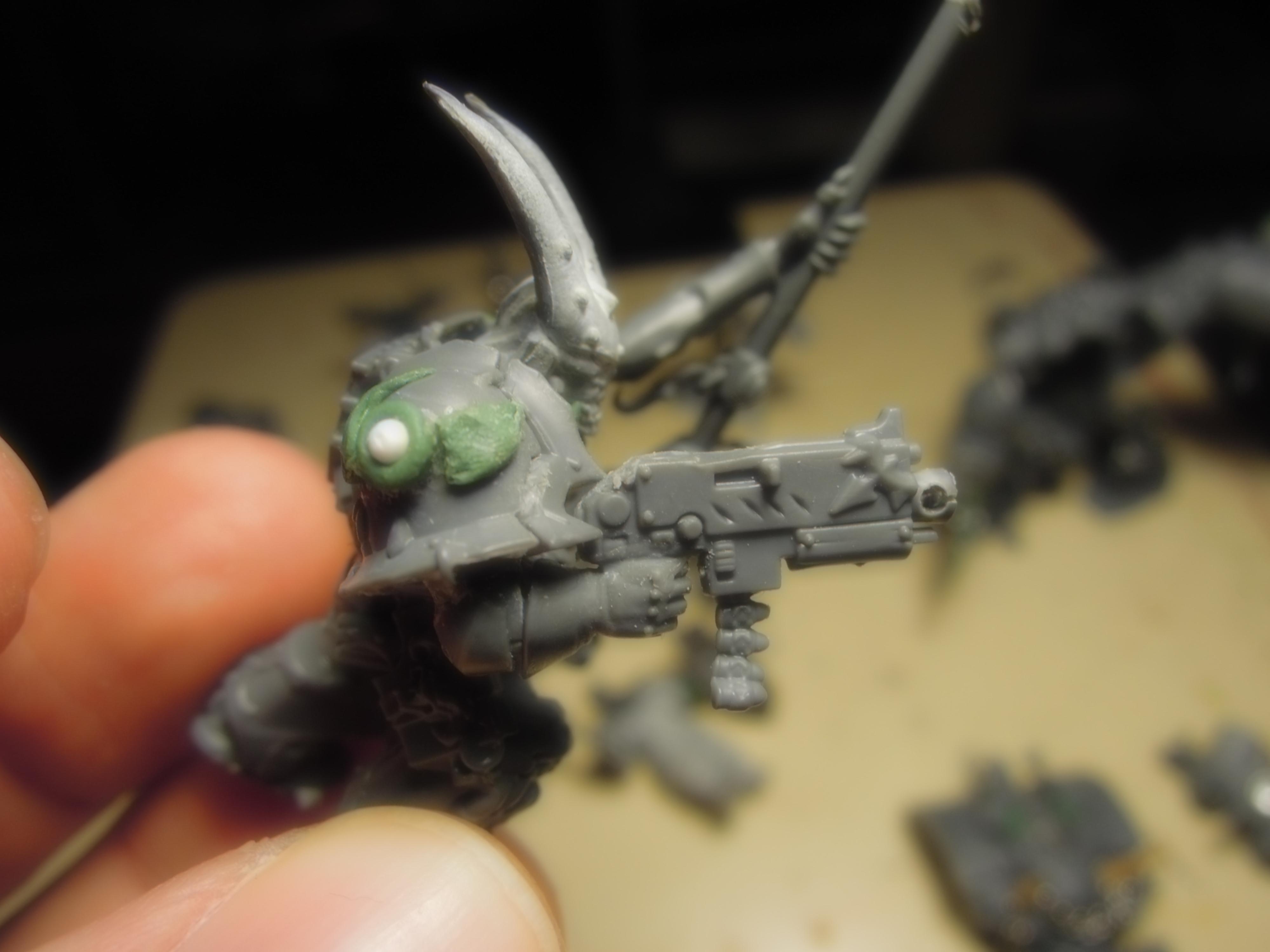 All Is Dust, Banner, Bolter, Chaos, Chaos Space Marines, Chosen, Conversion, Dark Vengeance, Heresy, Heretic Astartes, Infantry, Possessed, Thousand Sons, Traitor Legions, Tzeentch, Warhammer 40,000, Work In Progress