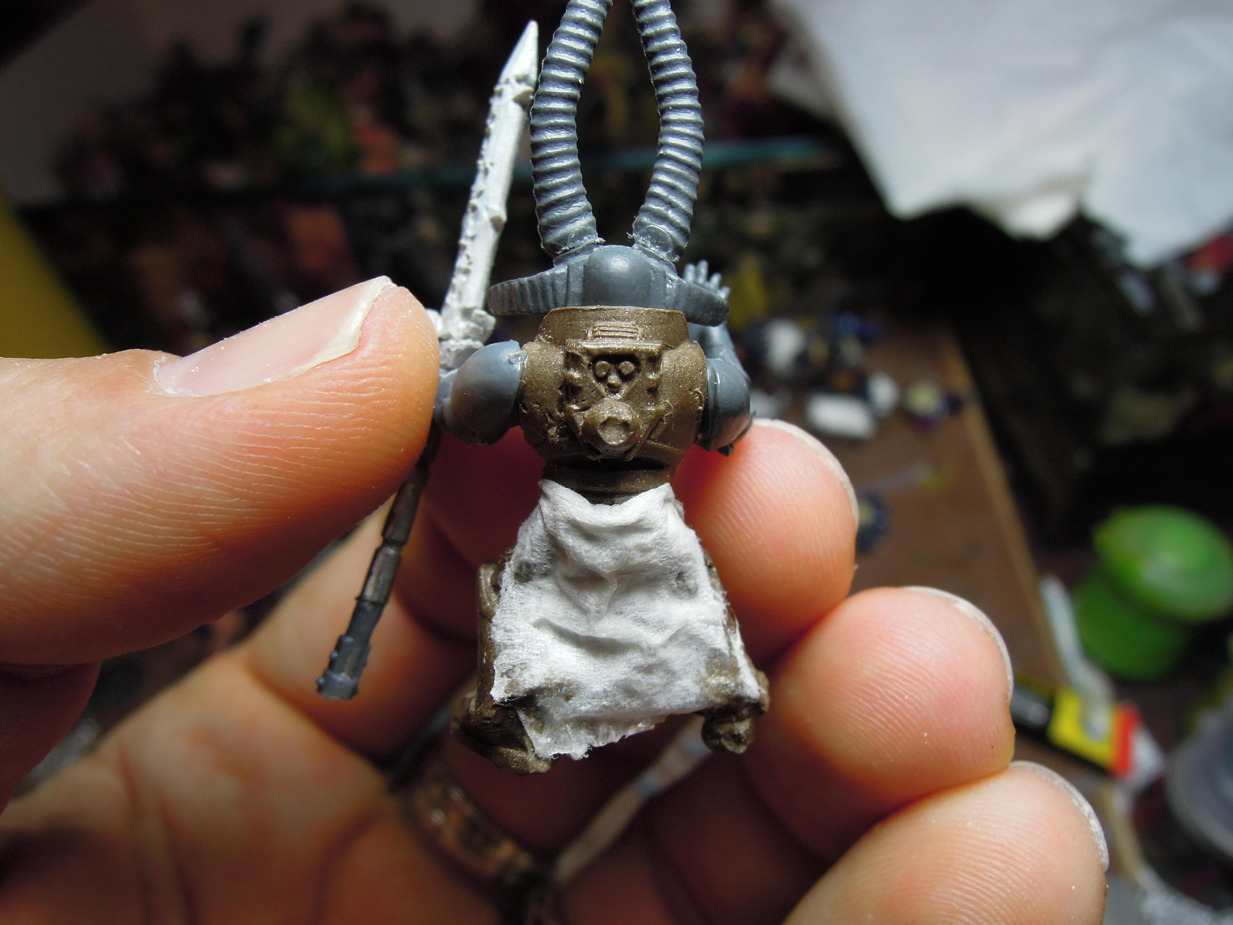 All Is Dust, Brown Stuff, Chaos, Chaos Space Marines, Conversion, Heresy, Heretic Astartes, Infantry, Sorcerer, Thousand Sons, Traitor Legions, Tzeentch, Warhammer 40,000, Work In Progress