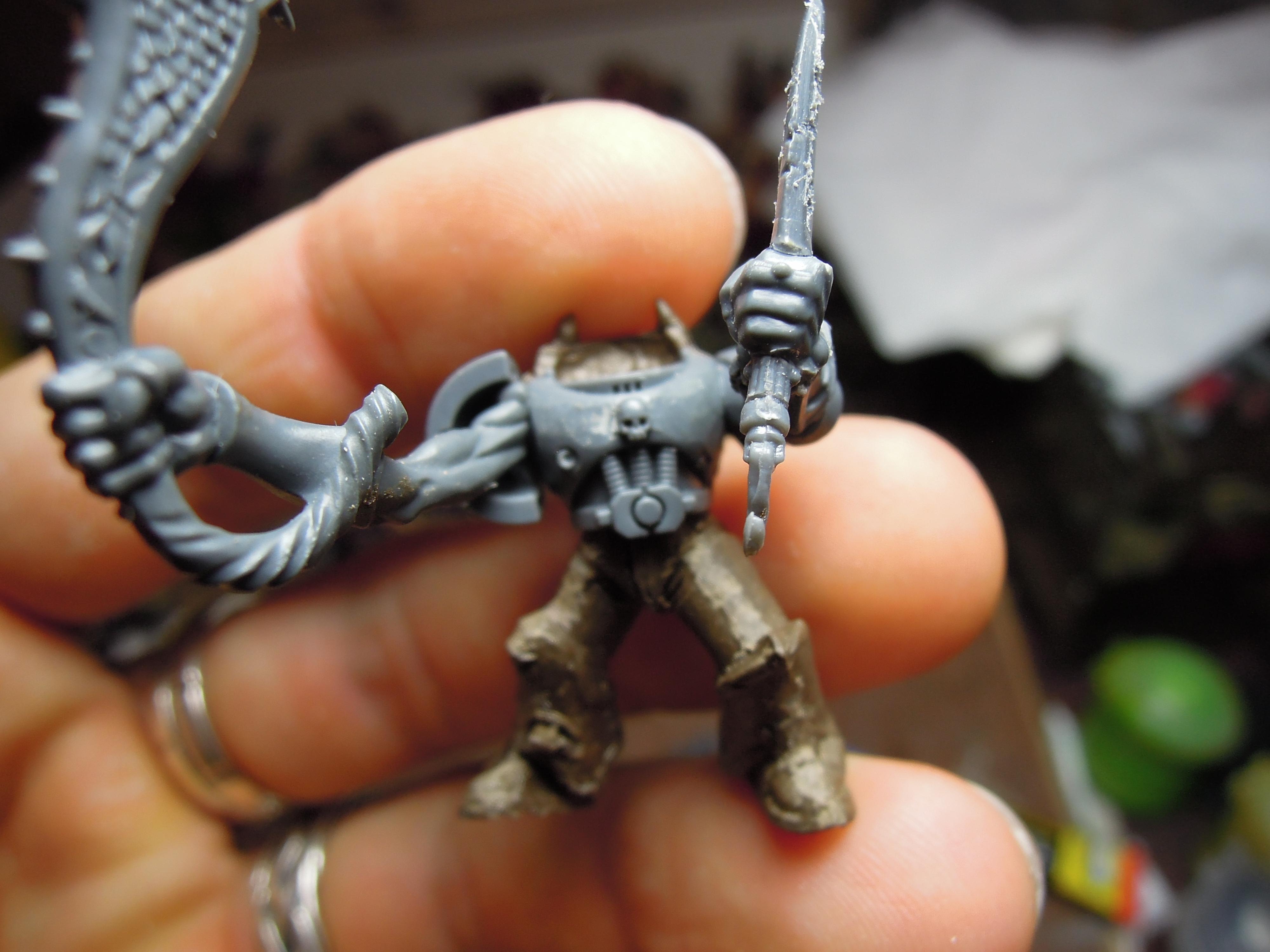 All Is Dust, Brown Stuff, Chaos, Chaos Space Marines, Conversion, Heresy, Heretic Astartes, Infantry, Possessed, Thousand Sons, Traitor Legions, Tzeentch, Warhammer 40,000, Work In Progress