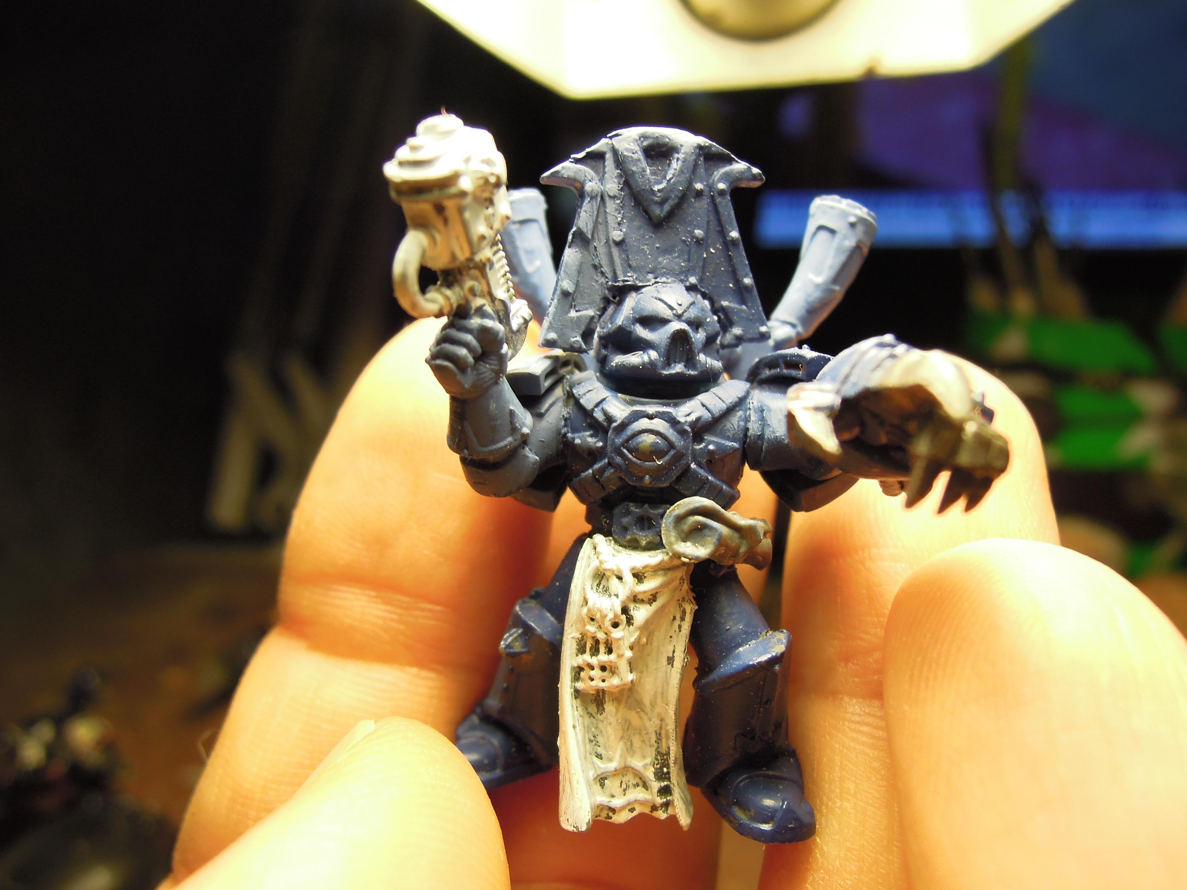 All Is Dust, Chaos, Chaos Space Marines, Conversion, Heresy, Heretic Astartes, Infantry, Plasma Pistol, Power Fist, Thousand Sons, Traitor Legions, Tzeentch, Warhammer 40,000, Work In Progress